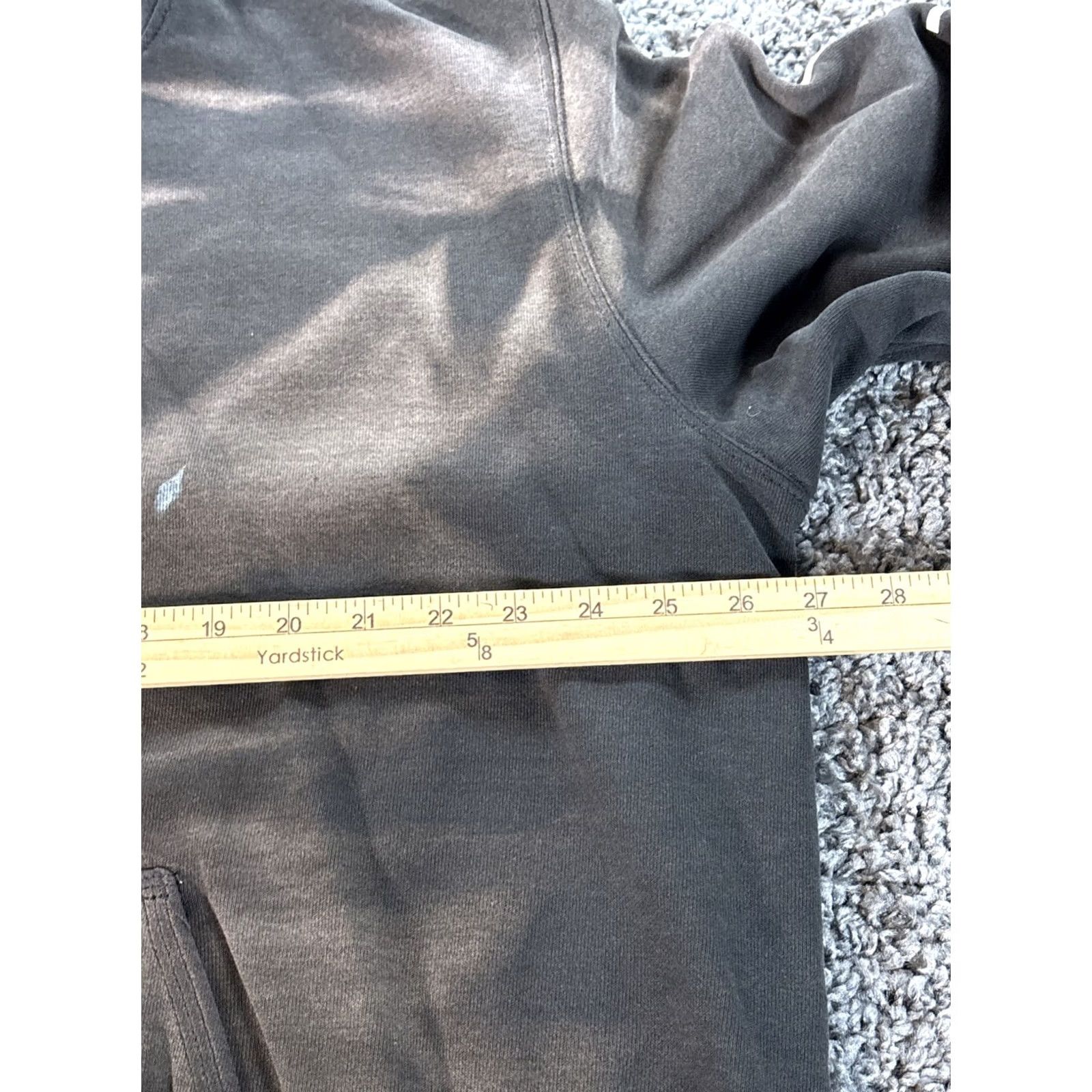 Carhartt VINTAGE Carhartt Hoodie Mens XL Black Distressed Grunge Work Relaxed Pullover Pockets Hooded Heavyweight Drawstring 1990s Mens Size US XL / EU 56 / 4 - 3 Thumbnail