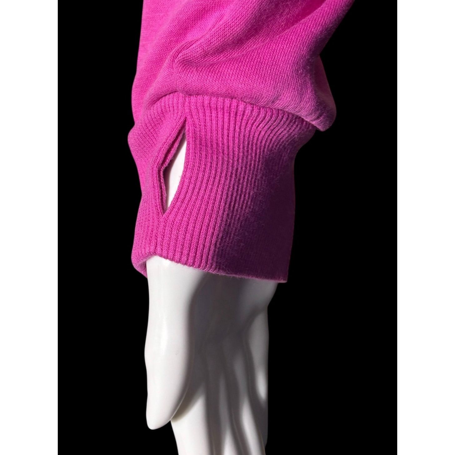 Epic Threads Epic Threads Pink Cotton Hoodie Pullover Sweater Thumbholes Size XL / US 12-14 / IT 48-50 - 9 Thumbnail