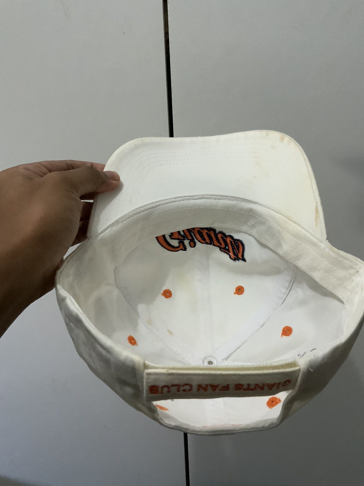 Adidas Adidas Giants Spellout Fan Club Hat Size ONE SIZE - 8 Thumbnail