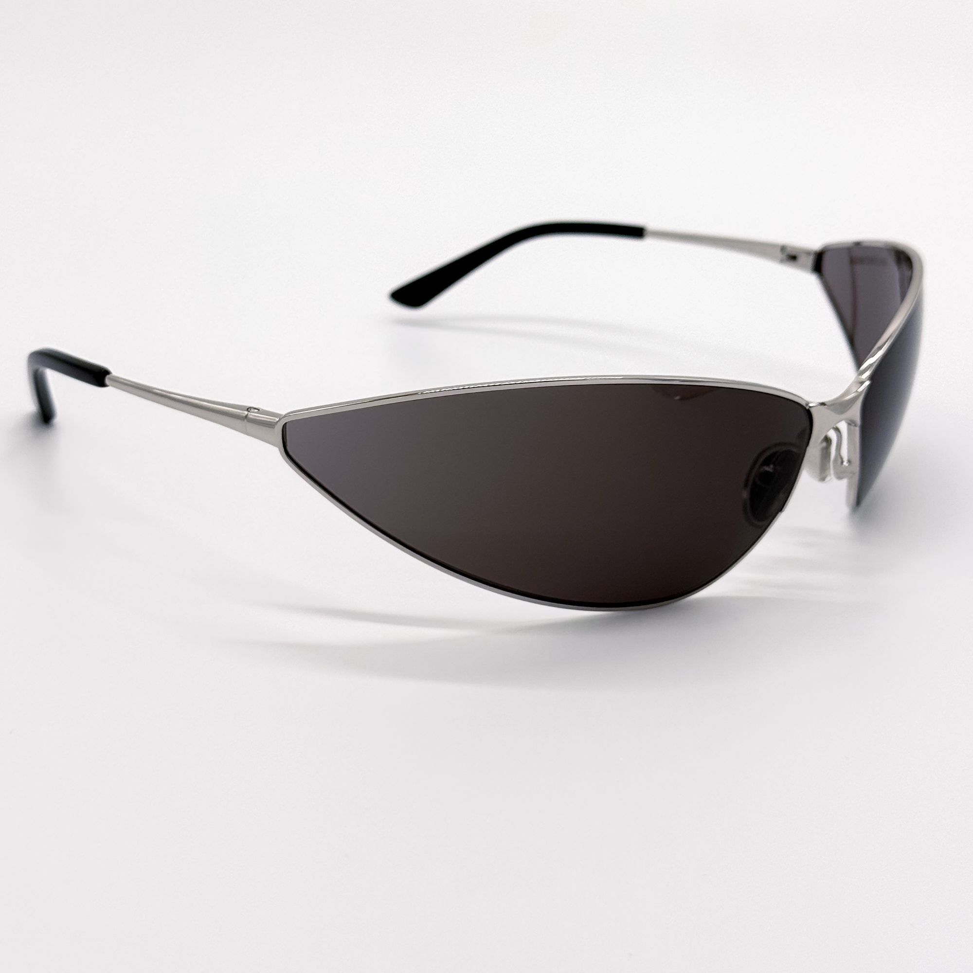 Balenciaga NEW BALENCIAGA BB0315S 004 SUNGLASSES SILVER UNISEX EYEWEAR Size ONE SIZE - 5 Thumbnail