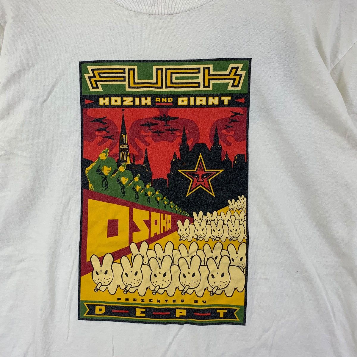 Obey OBEY x FRANK KOZIK x KOROSEAL Illustration Tee Shirt Top Size US M / EU 48-50 / 2 - 4 Thumbnail