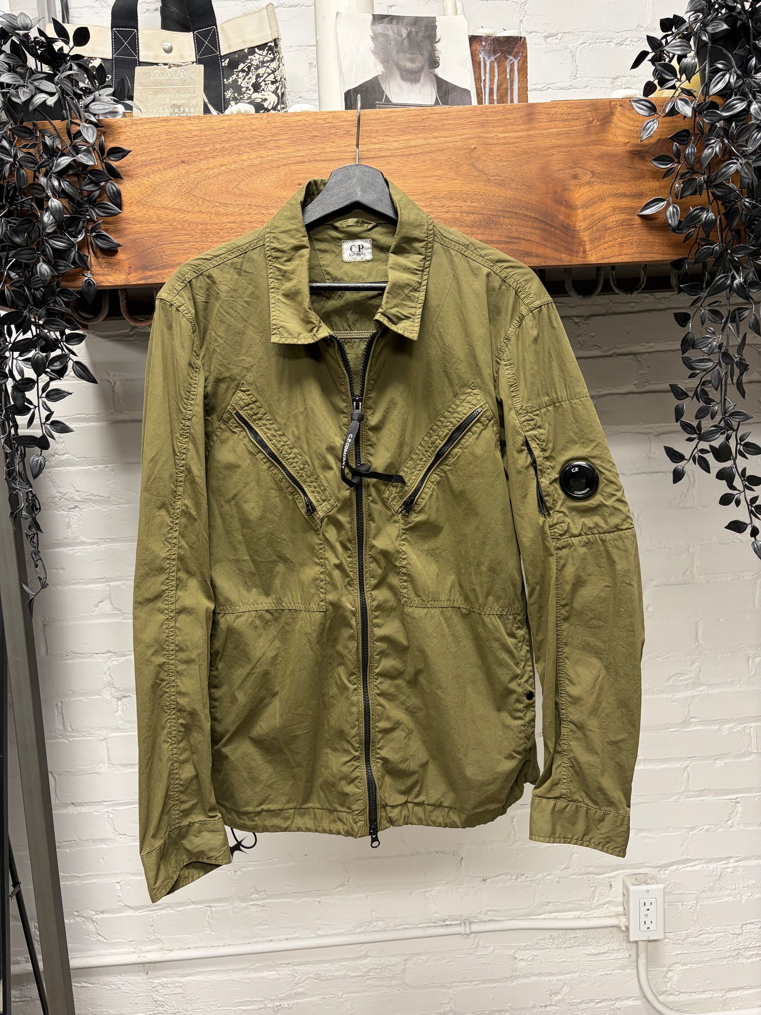 Other C.P. Company Military Green Cotton Zip-Up Field Jacket Size US M / EU 48-50 / 2 - 1 Thumbnail