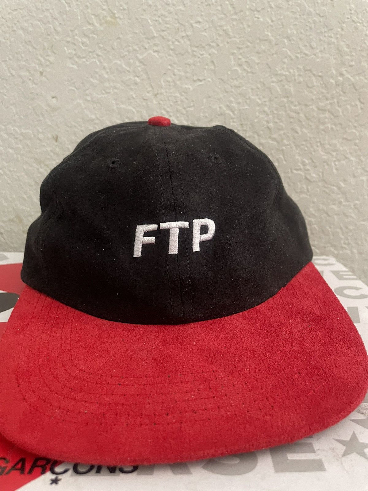 Fuck The Population FTP black/red suede OG Size ONE SIZE - 1 Thumbnail