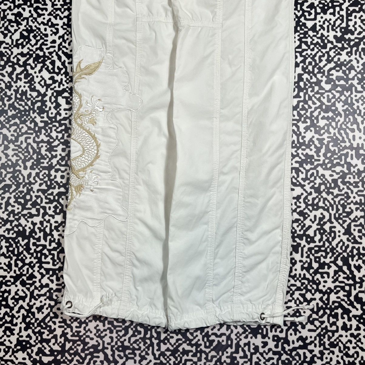 Japanese Brand Vintage Y2K Japanese Dragon Logo Cargo Pants MHI Style 90s Size 27" / US 4 / IT 40 - 11 Thumbnail