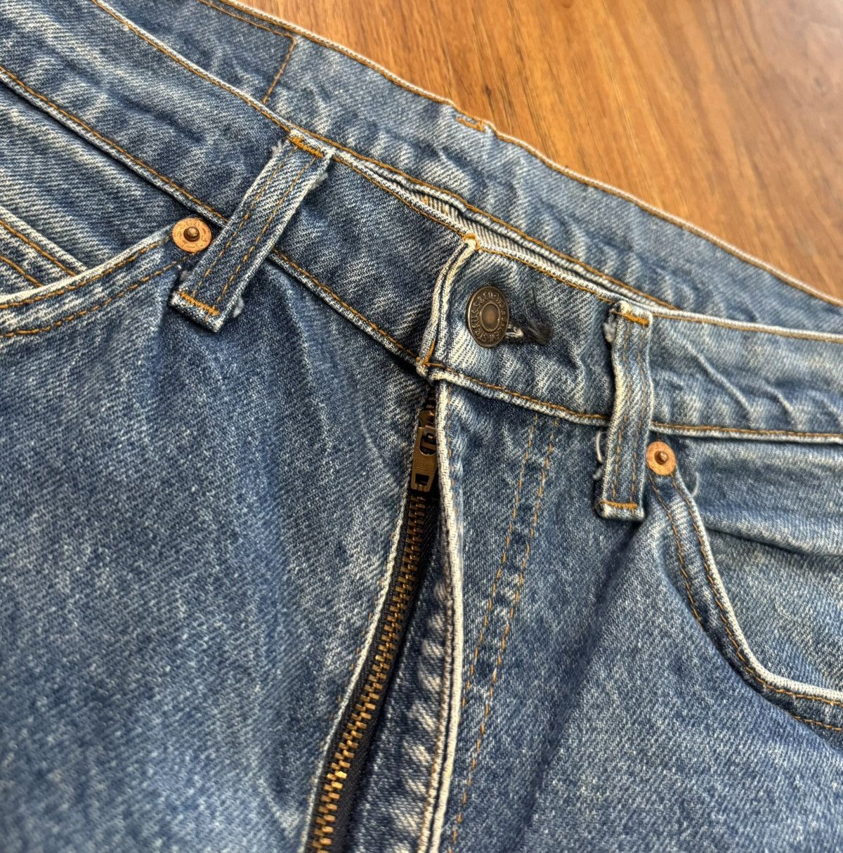 Levi's Vintage 80’s Levi’s 505 Orange Tab Denim Jeans Pants 33 X 26 Size US 33 - 6 Thumbnail