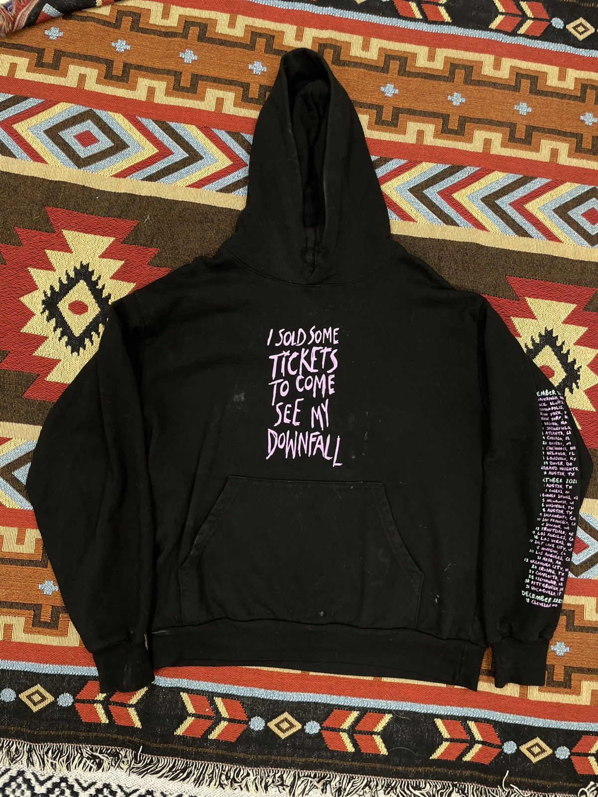 Band Tees × Rap Tees Machine Gun Kelly Concert Hoodie L Size US L / EU 52-54 / 3 - 1 Thumbnail