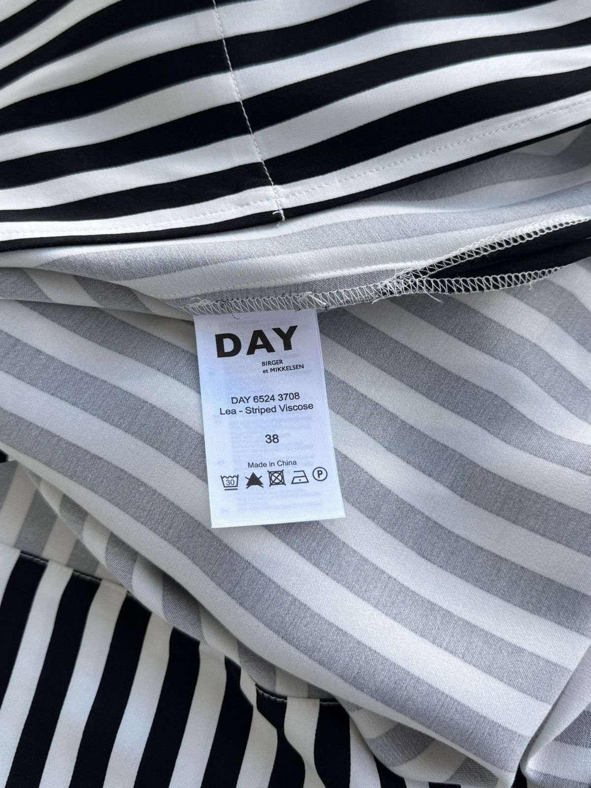 Other DAY Birger et Mikkelsen lea fluid stripe shirt black/white Size M / US 6-8 / IT 42-44 - 10 Thumbnail