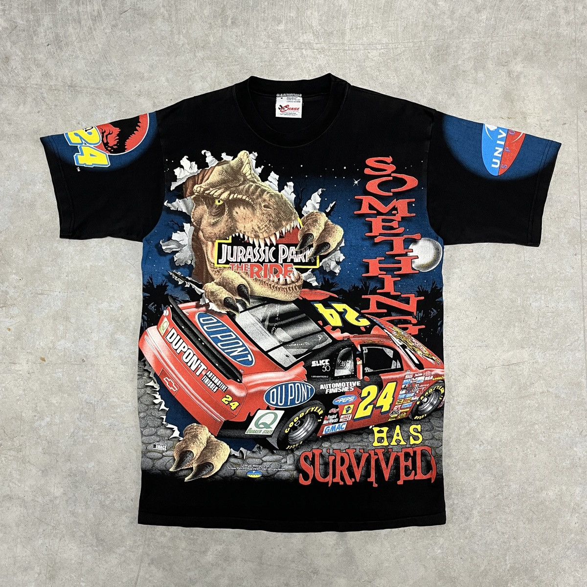 Chase Authentics Vintage Jurassic Park Nascar All Over Print Shirt Size US L / EU 52-54 / 3 - 1 Thumbnail