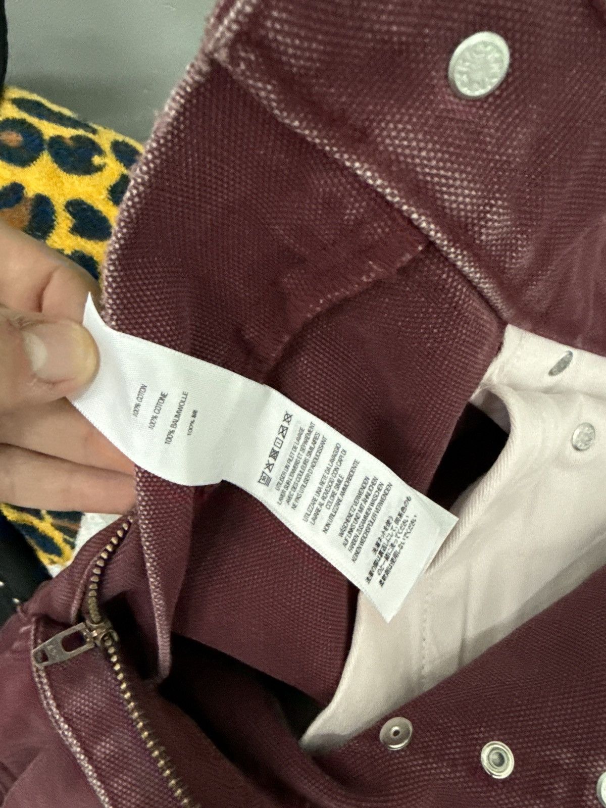 B.B. Simon × Supreme Supreme BB Simon Red Carpenter Pants - Size 32 Size US 32 / EU 48 - 8 Thumbnail
