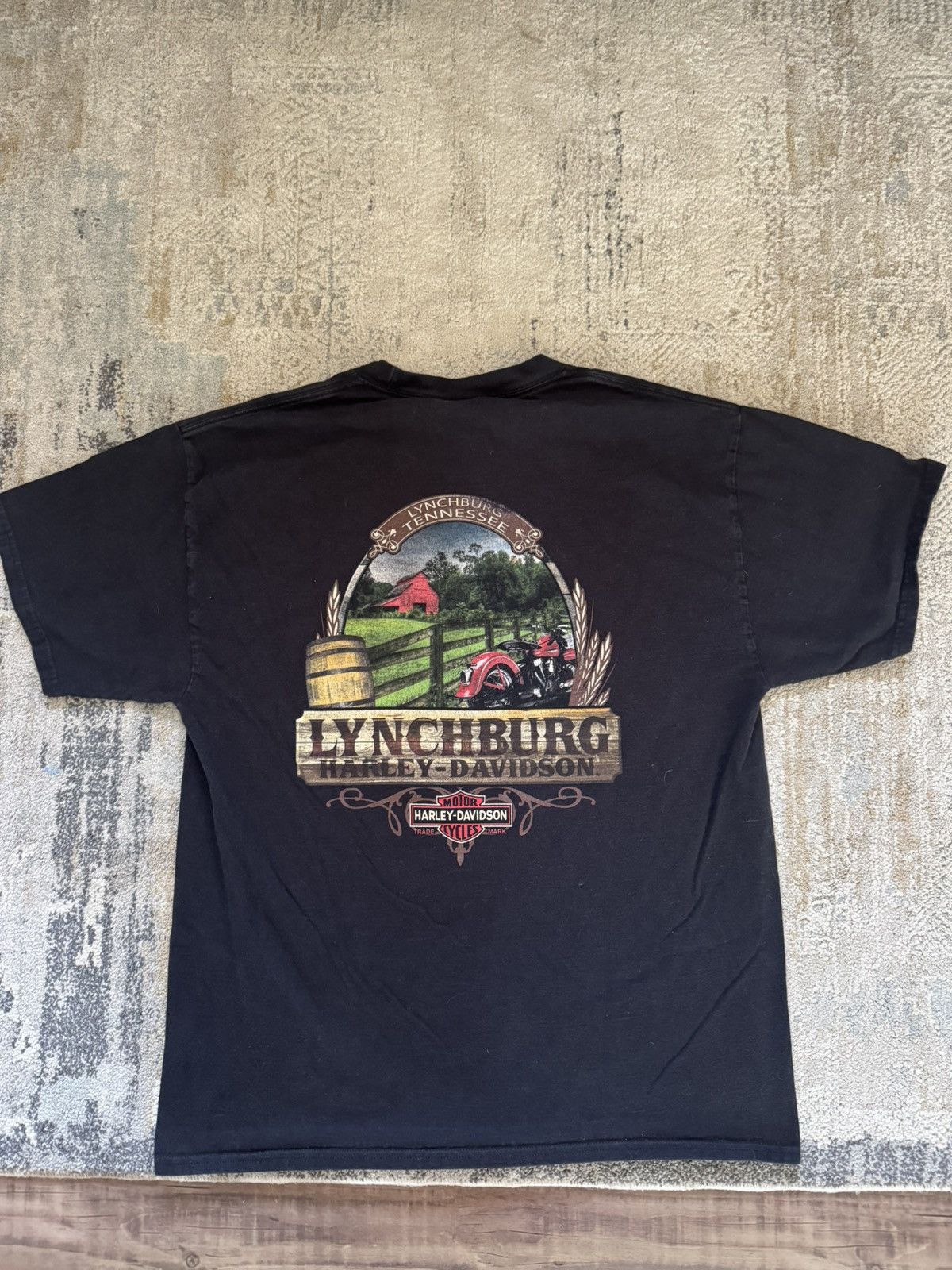 Harley Davidson Harley Davidson Lynchburg Tennessee Tee Size US L / EU 52-54 / 3 - 3 Thumbnail