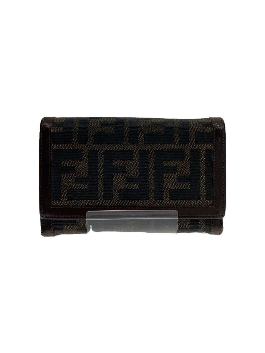 Fendi Fendi Monogram Bi-Fold Wallet Brown Size ONE SIZE - 1 Thumbnail