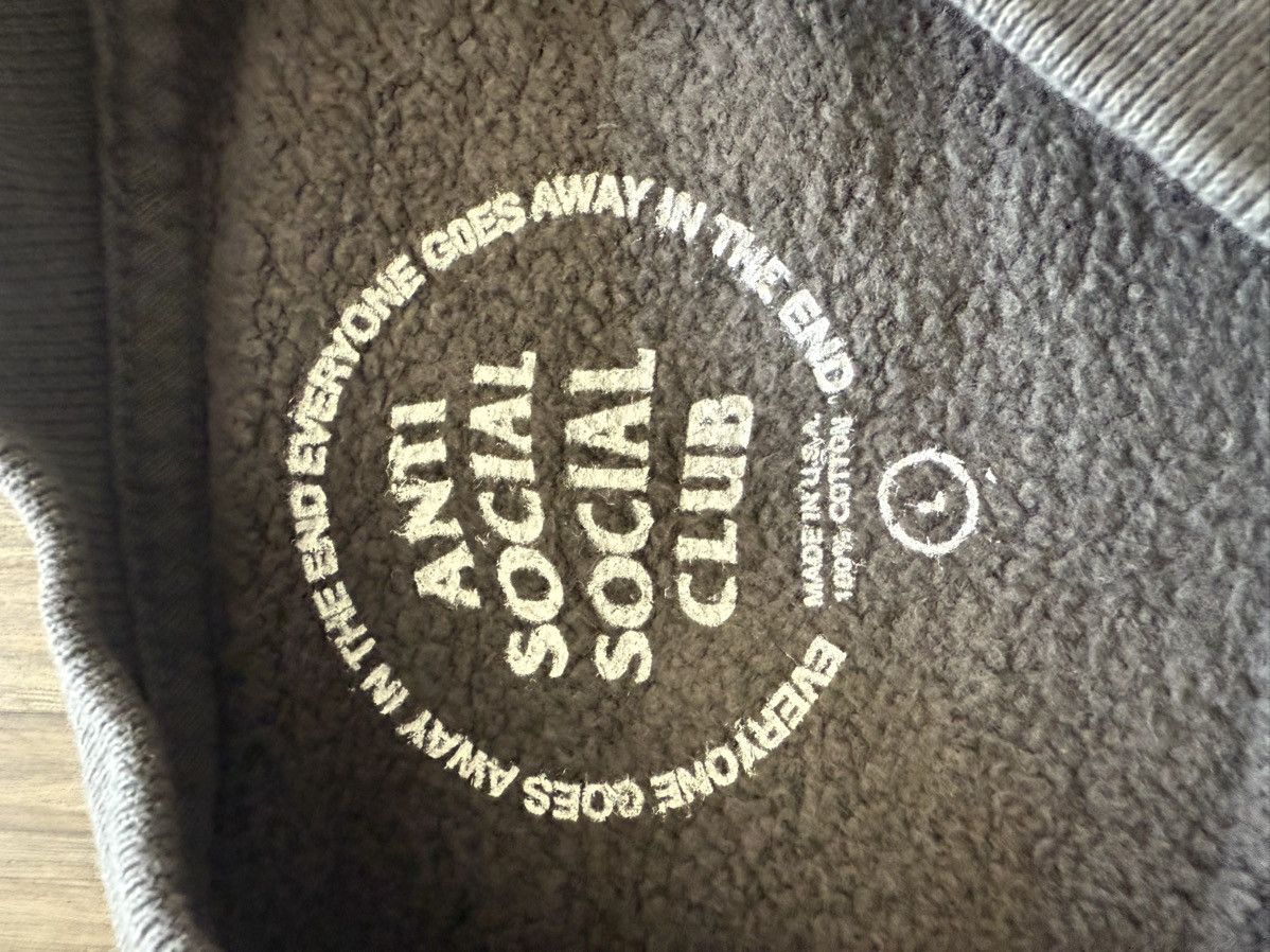 Anti Social Social Club × Fragment Design Anti Social Social Club Grey Crewneck Sweatshirt Pullover L Size US L / EU 52-54 / 3 - 3 Thumbnail