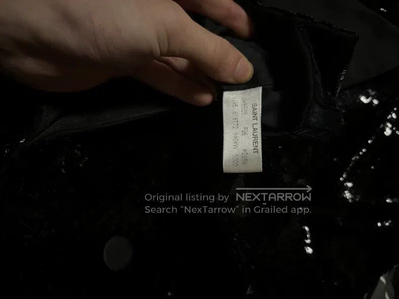 Saint Laurent Paris Saint Laurent Paris Double Breasted Black Scale Suit Size XS / US 0-2 / IT 36-38 - 4 Thumbnail