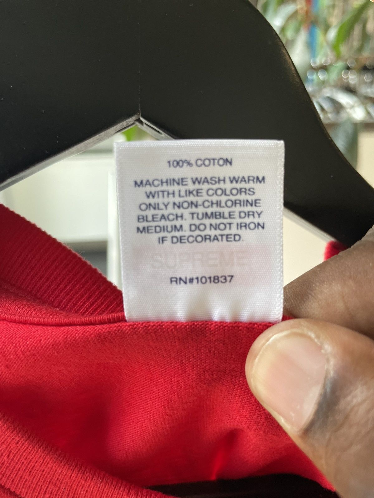 Supreme Supreme Jet Tee Red Size US M / EU 48-50 / 2 - 5 Thumbnail