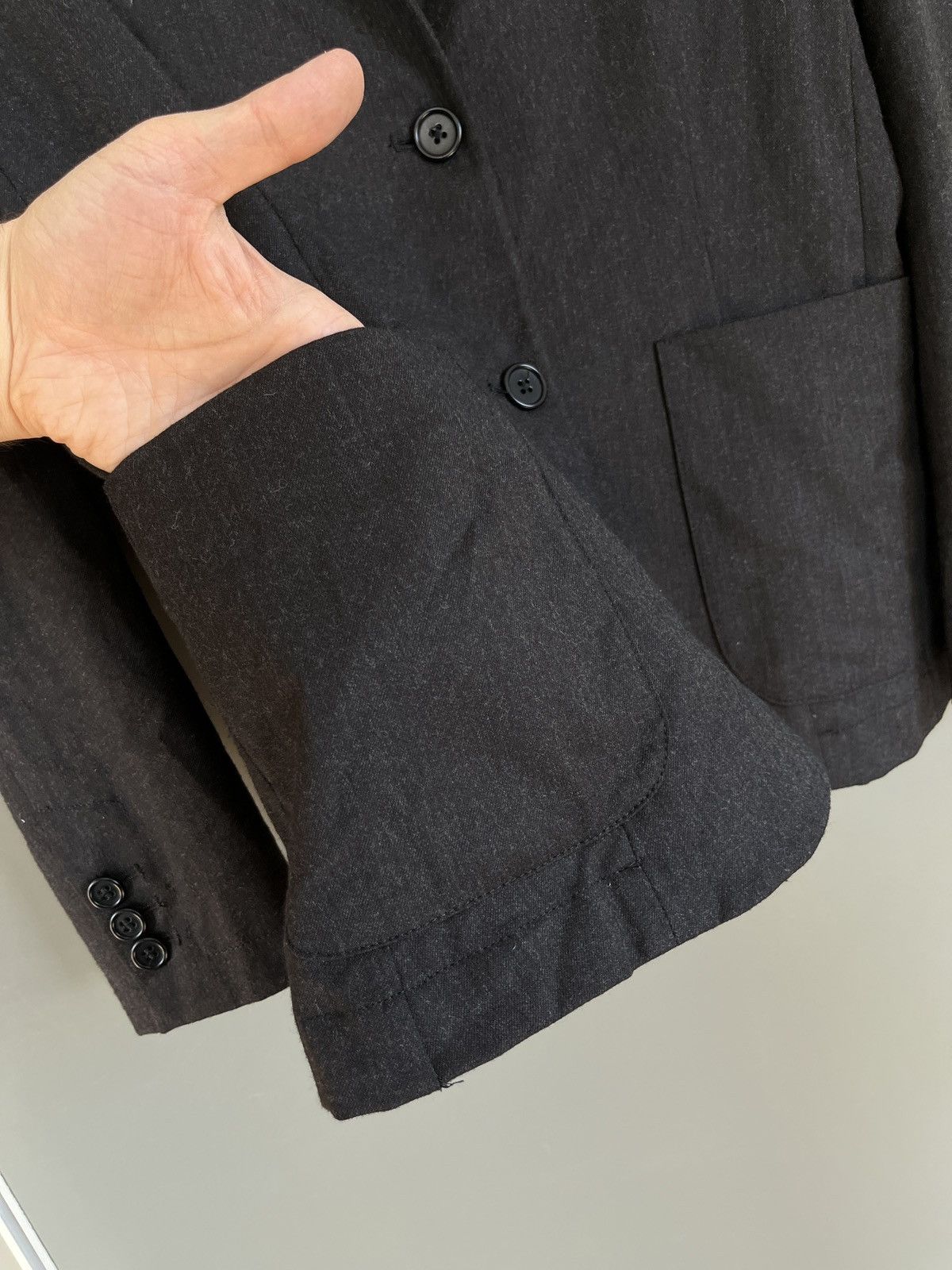 Barena × Barena Venezia Barena Venezia Wool Casual Wool Black Simple Blazer Jacket Size M / US 6-8 / IT 42-44 - 6 Thumbnail