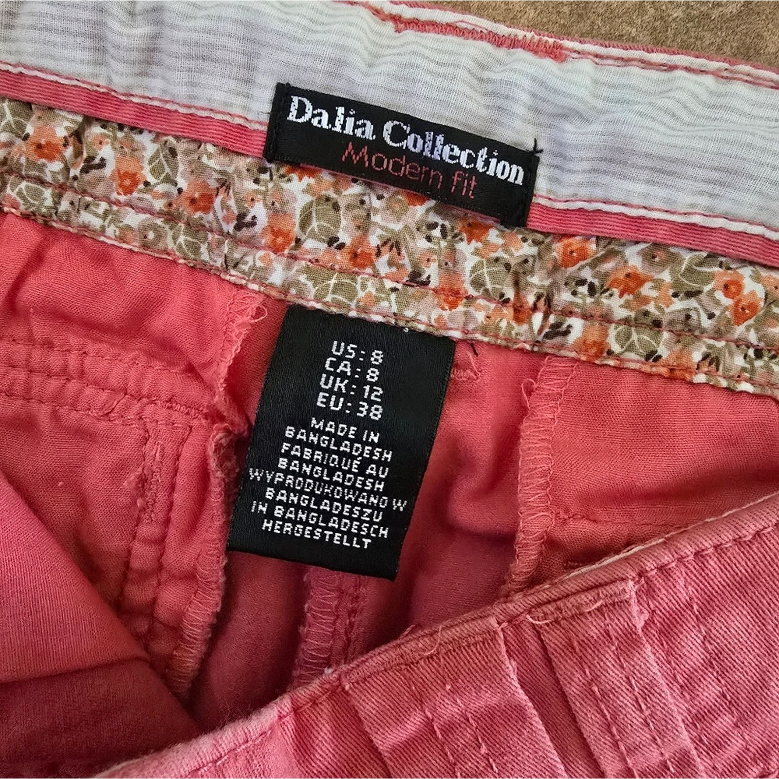 Other Pink Coral | DAHLIA COLLECTION | Modern Casual Pant Size 30" / US 8 / IT 44 - 3 Thumbnail