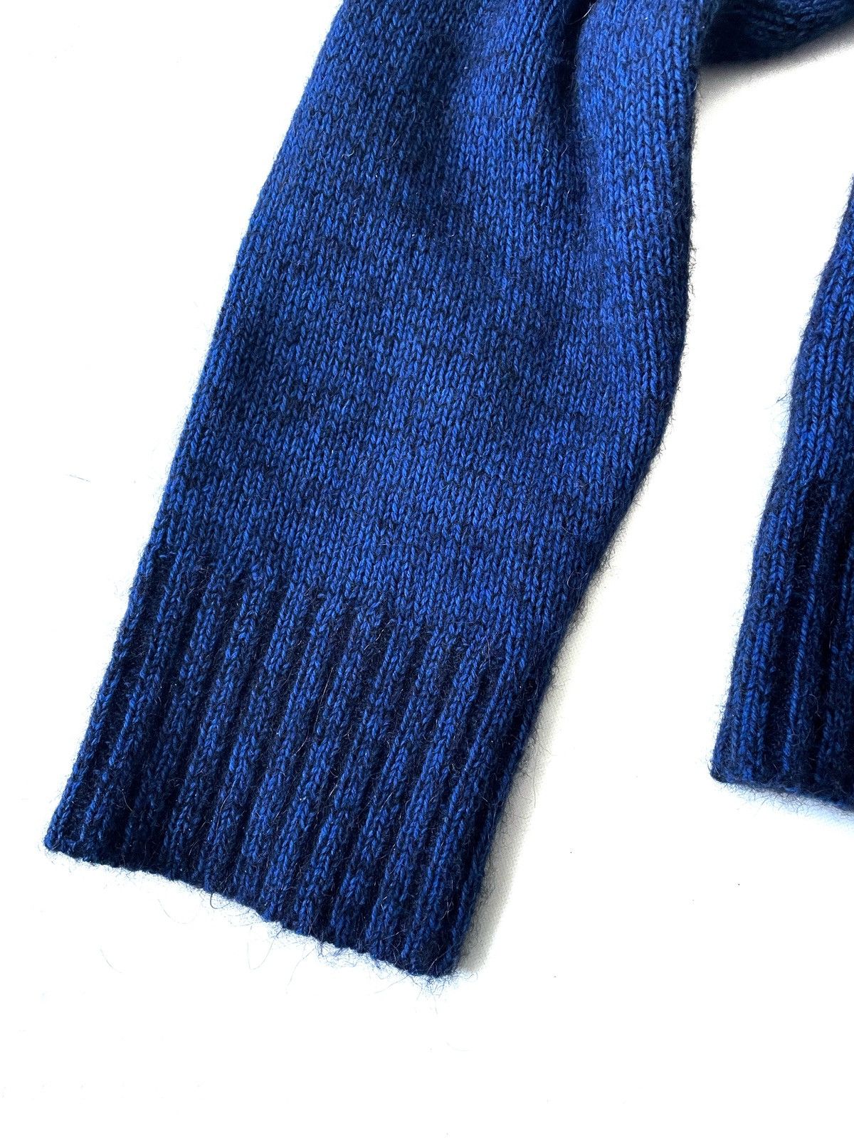 Designer TOAST Women Wool Alpaca Blue Cropped Cardigan Size S Size S / US 4 / IT 40 - 4 Thumbnail