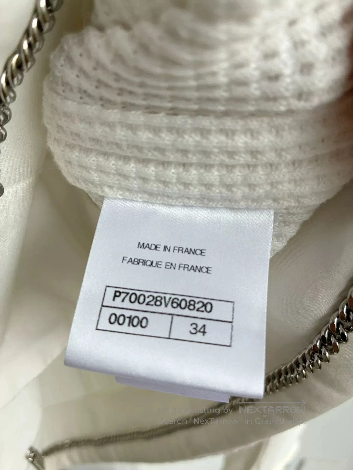 Chanel Chanel 21C White Waffle Coat. Size XXS / US 00 / IT 34 - 6 Thumbnail