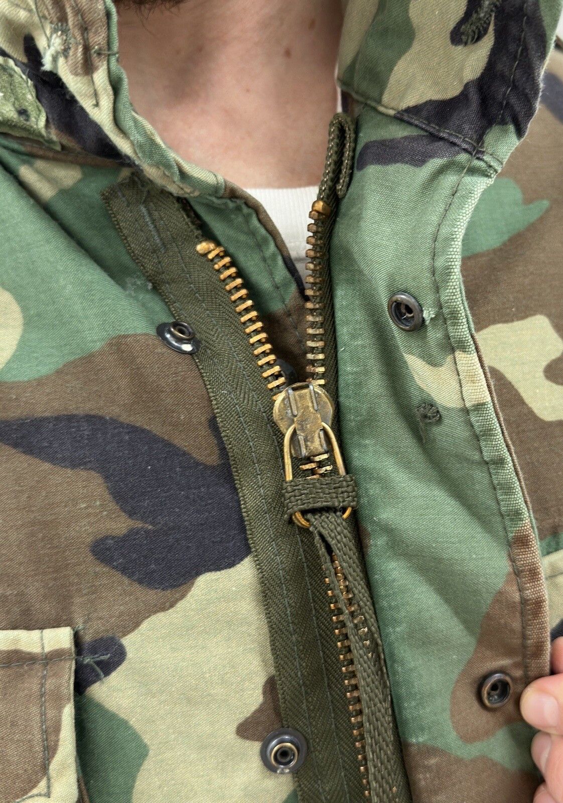 Vintage VINTAGE 1980s 80s M65 JACKET ARMY MILITARIA CONCORD USA Size US XL / EU 56 / 4 - 15 Thumbnail