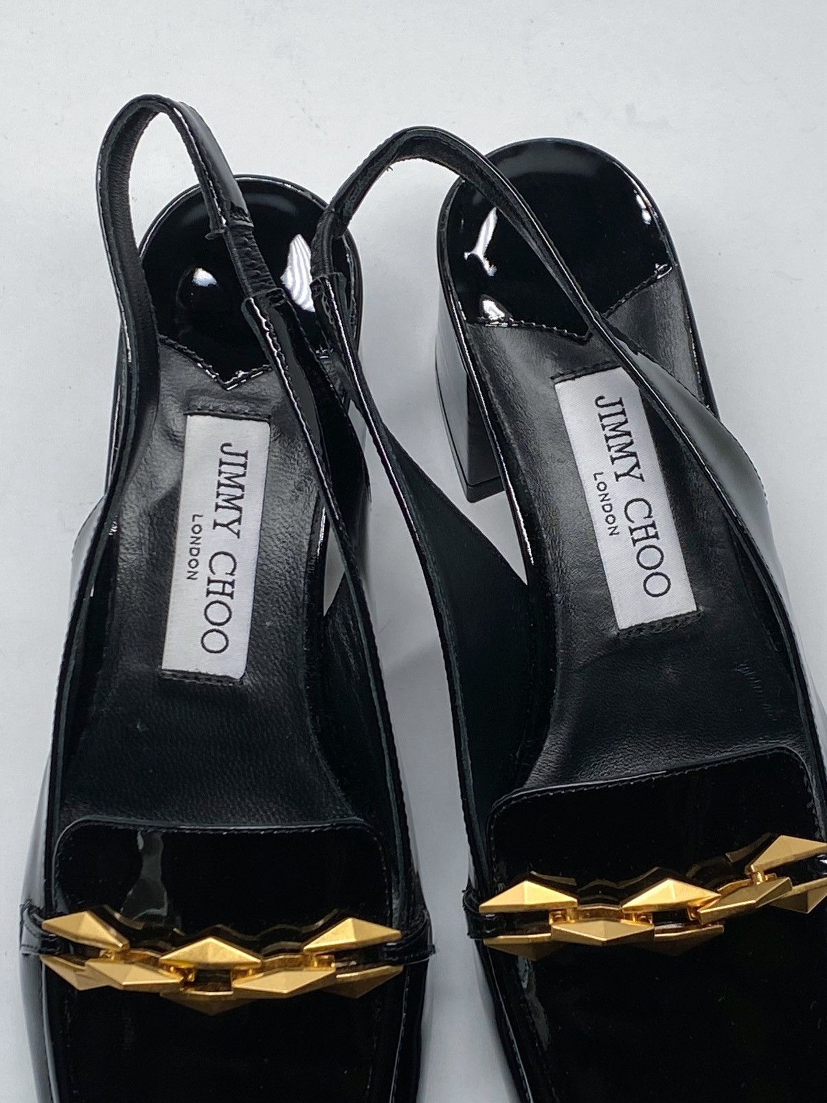Jimmy Choo Jimmy Choo Diamond Tilda Slingback Pumps size 38 Size US 8 / IT 38 - 13 Thumbnail