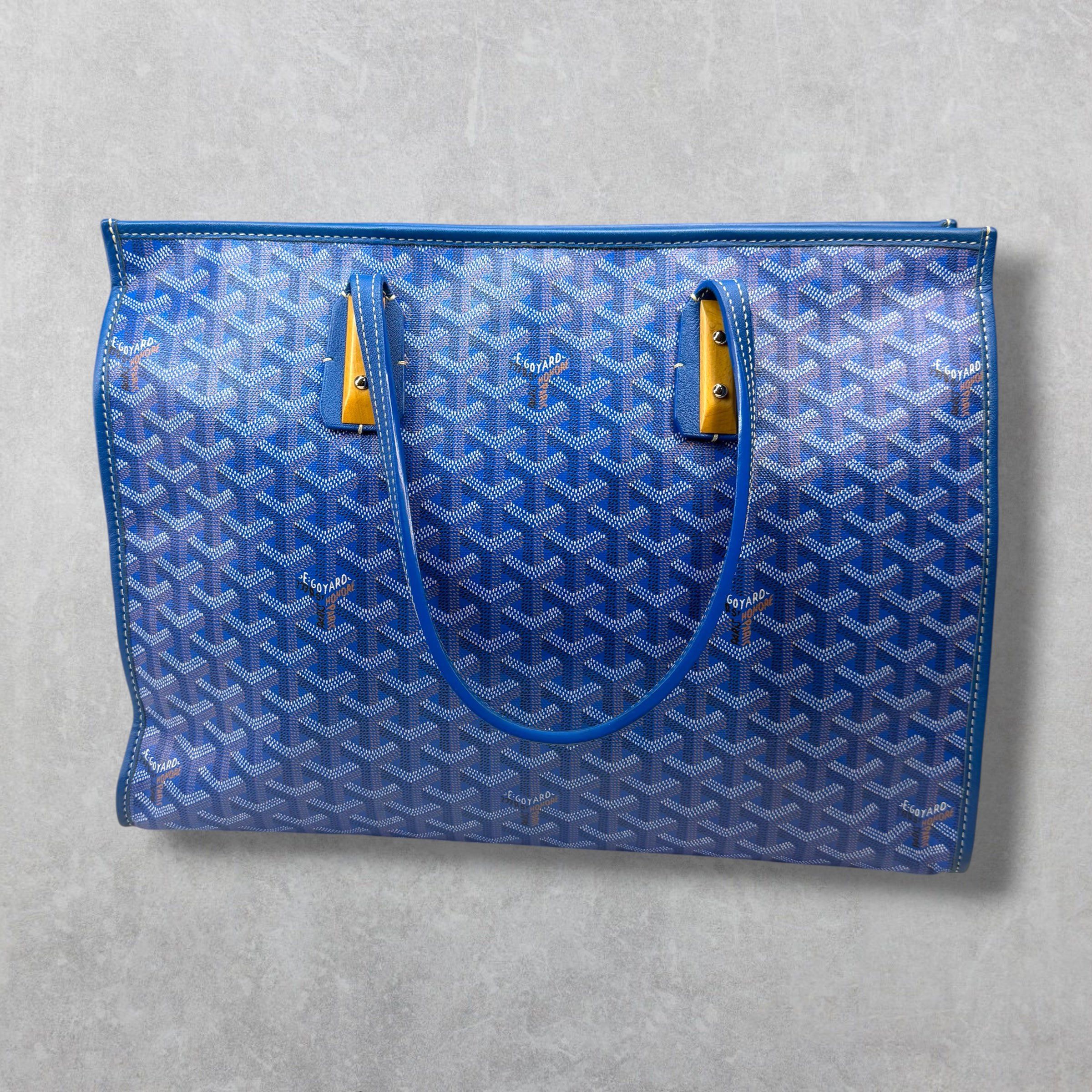 Goyard Goyard Sky Blue Marquises Tote Bag Size ONE SIZE - 3 Thumbnail