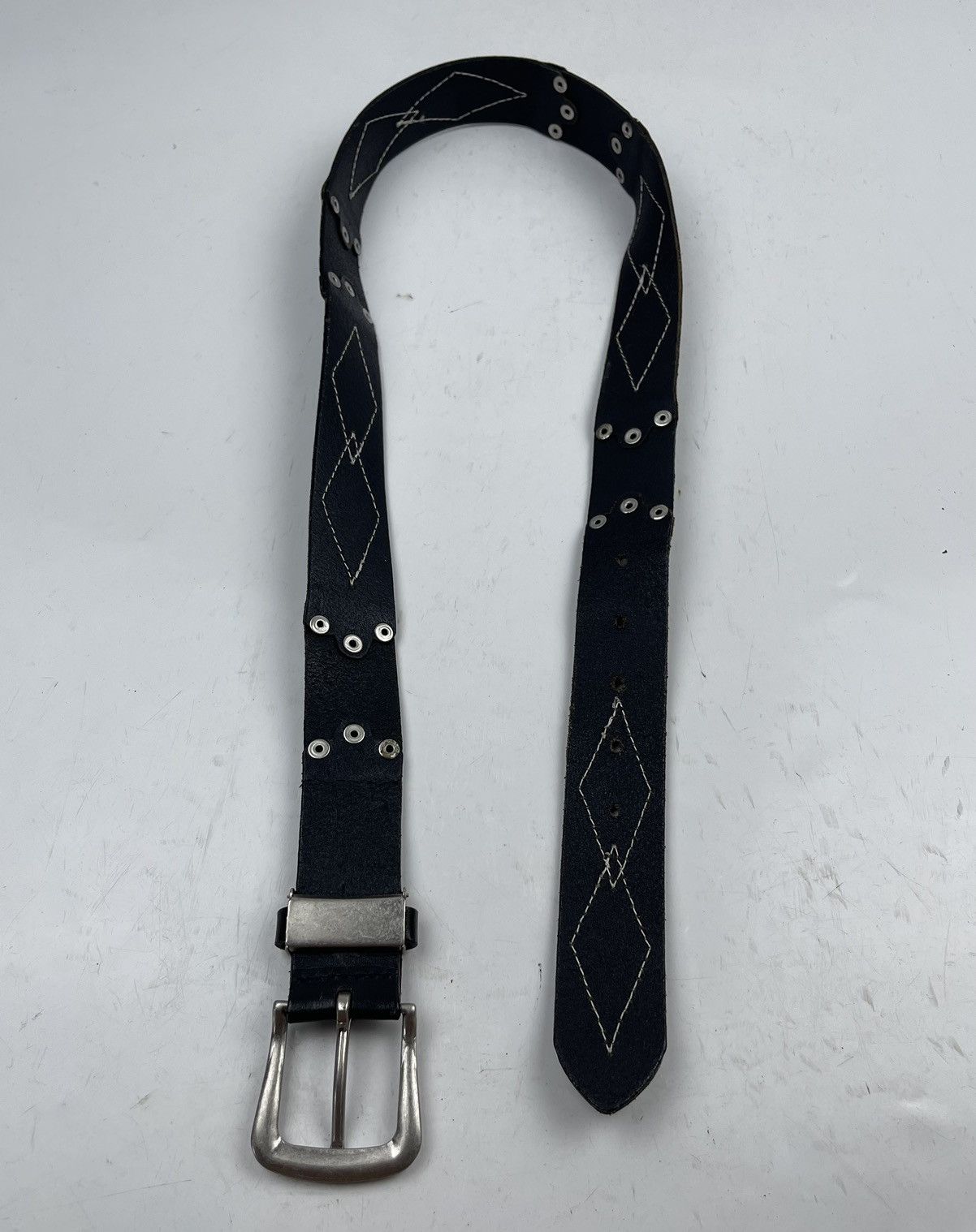 Other studded leather belt tc27 Size 34 - 4 Thumbnail