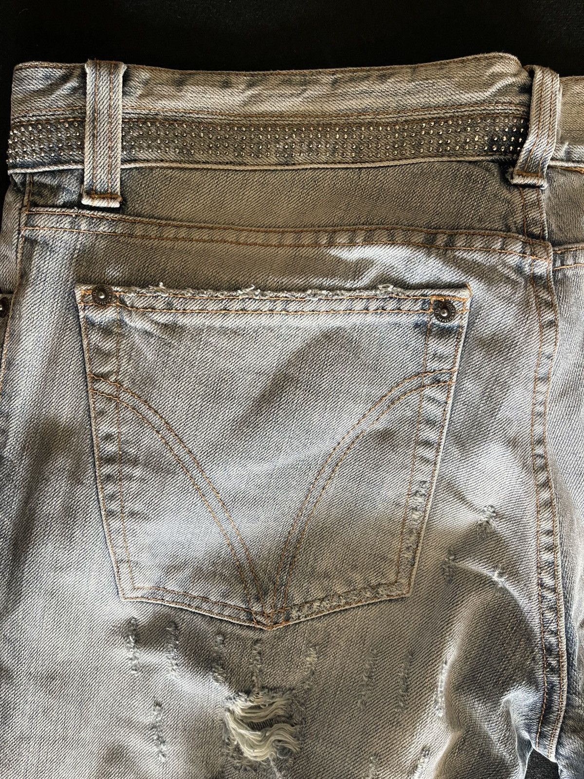 Dolce & Gabbana × Ed Hardy × Grunt Style Dolce Gabbana style Distressed Denim grunge era clothing Size US 33 - 6 Thumbnail