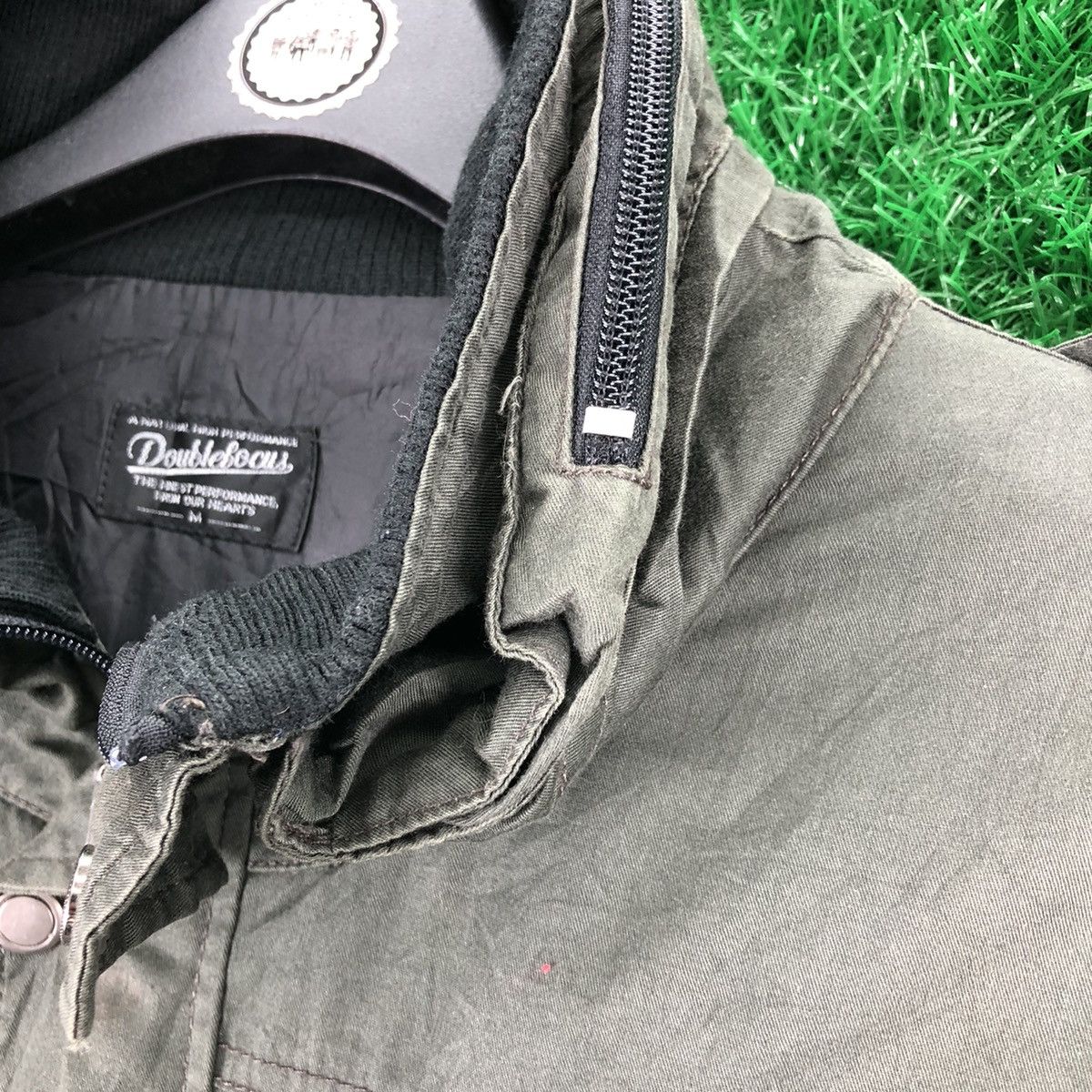 Vintage Vintage 90's OG Zipper Jacket by Double Focus Size US XS / EU 42 / 0 - 9 Thumbnail
