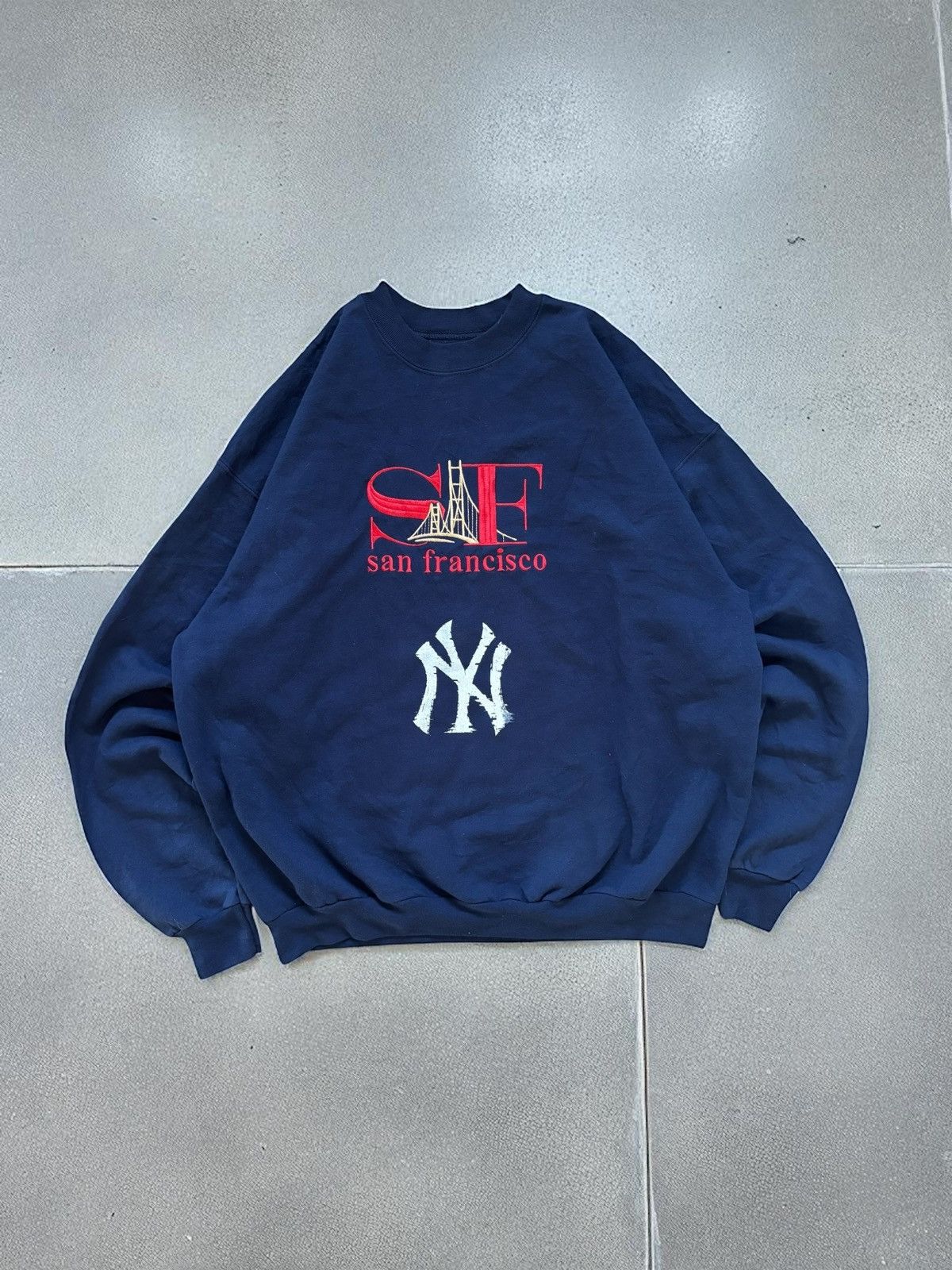 New York Yankees Y2k New York Yankees Hoodie Vintage Sport Custom Premium Size US L / EU 52-54 / 3 - 1 Thumbnail
