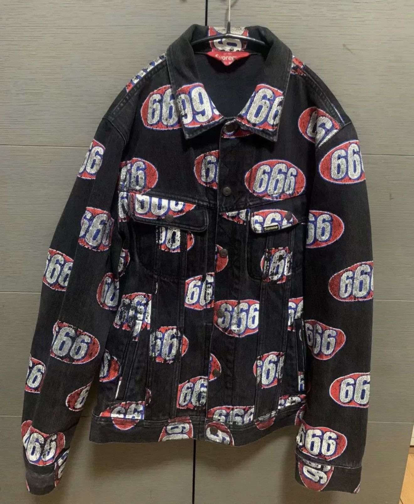 Supreme Supreme denim 666 Jacket | Grailed