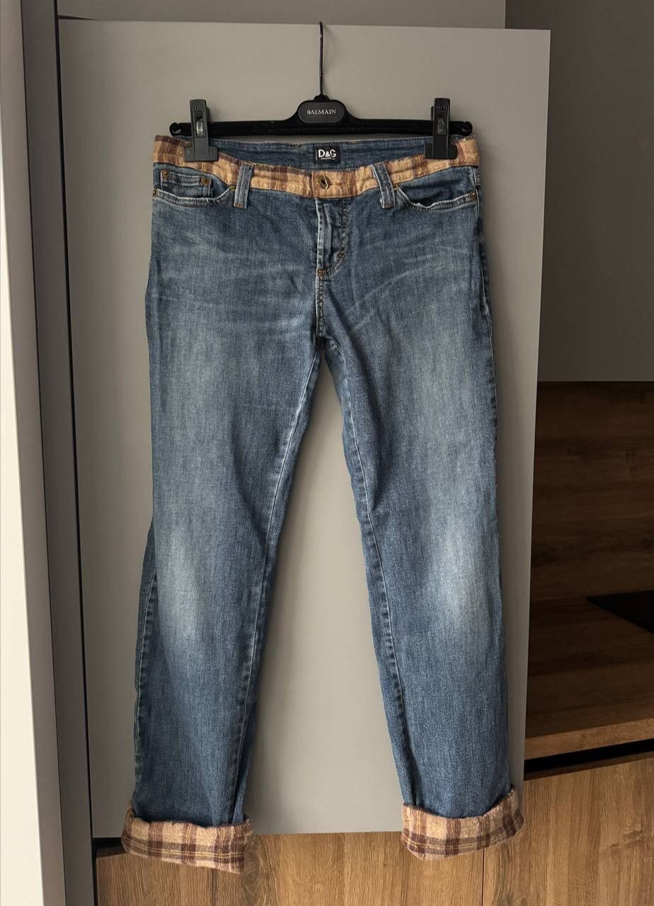 Dolce & Gabbana × Vintage VINTAGE DOLCE&GABBANA BIG LOGO STRAIGHT DENIM PANTS JEANS Size 31" - 2 Thumbnail