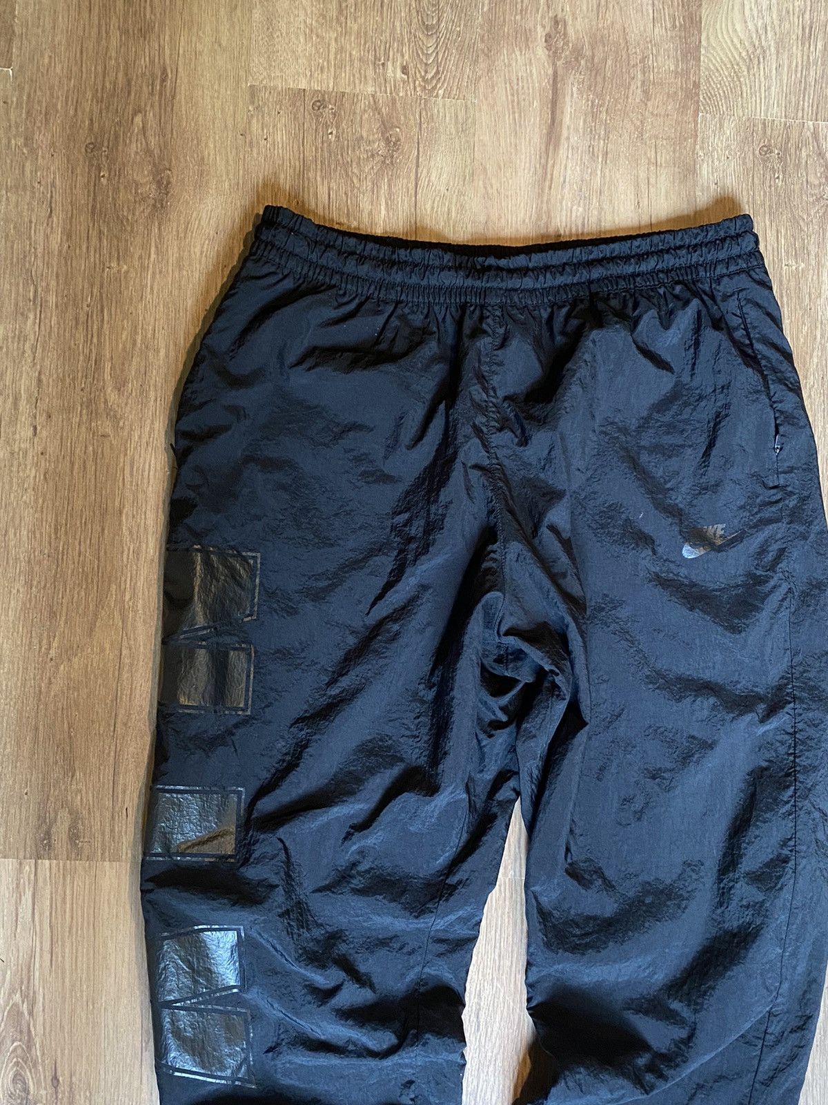 Nike × Vintage Nike Track Pant Nylon Drill Vintage Sportswear Streetwear XL Size US 34 / EU 50 - 5 Thumbnail
