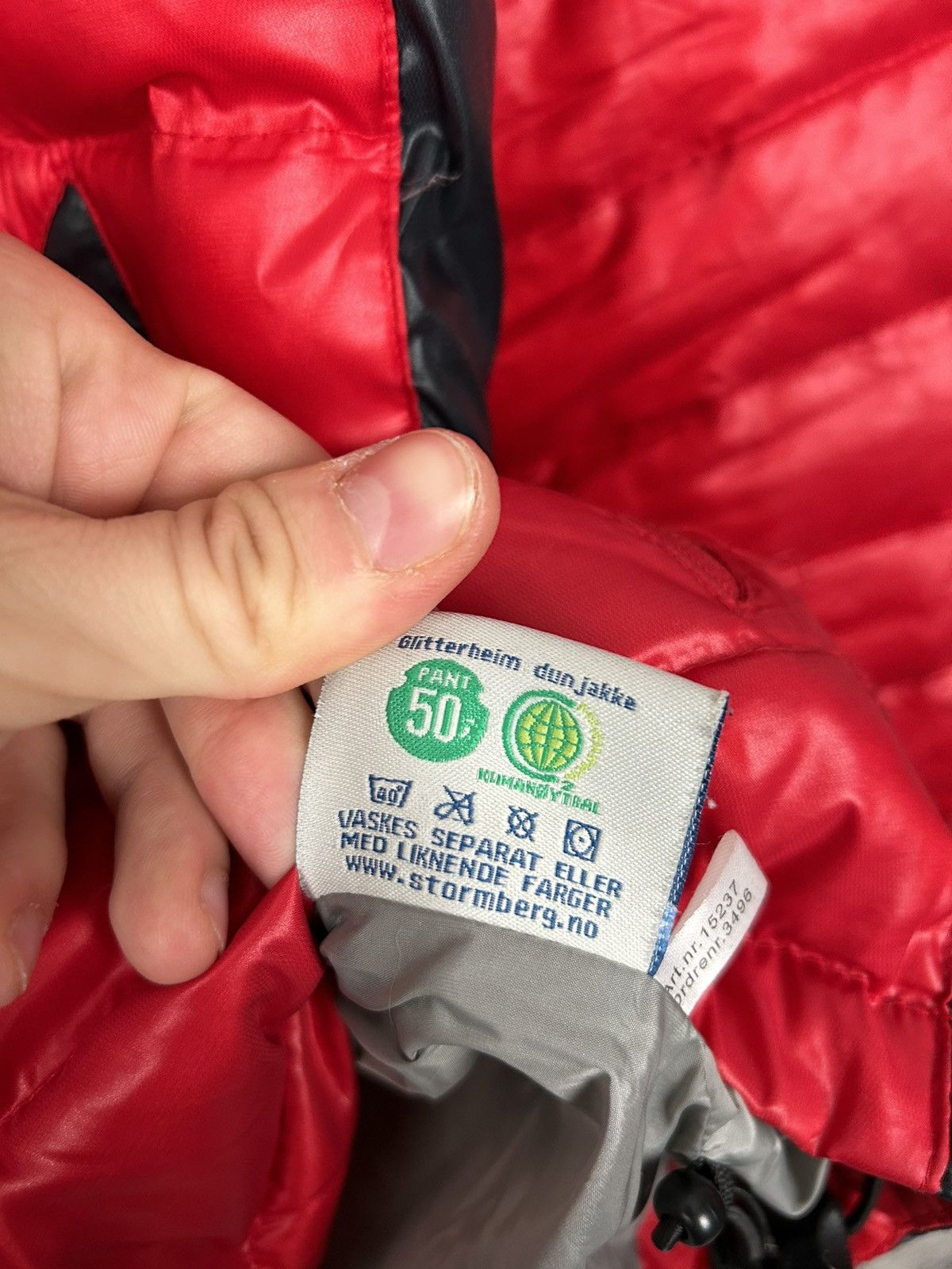 Vintage Vintage Stormberg Red Winter Puffer Jacket Size US M / EU 48-50 / 2 - 7 Thumbnail