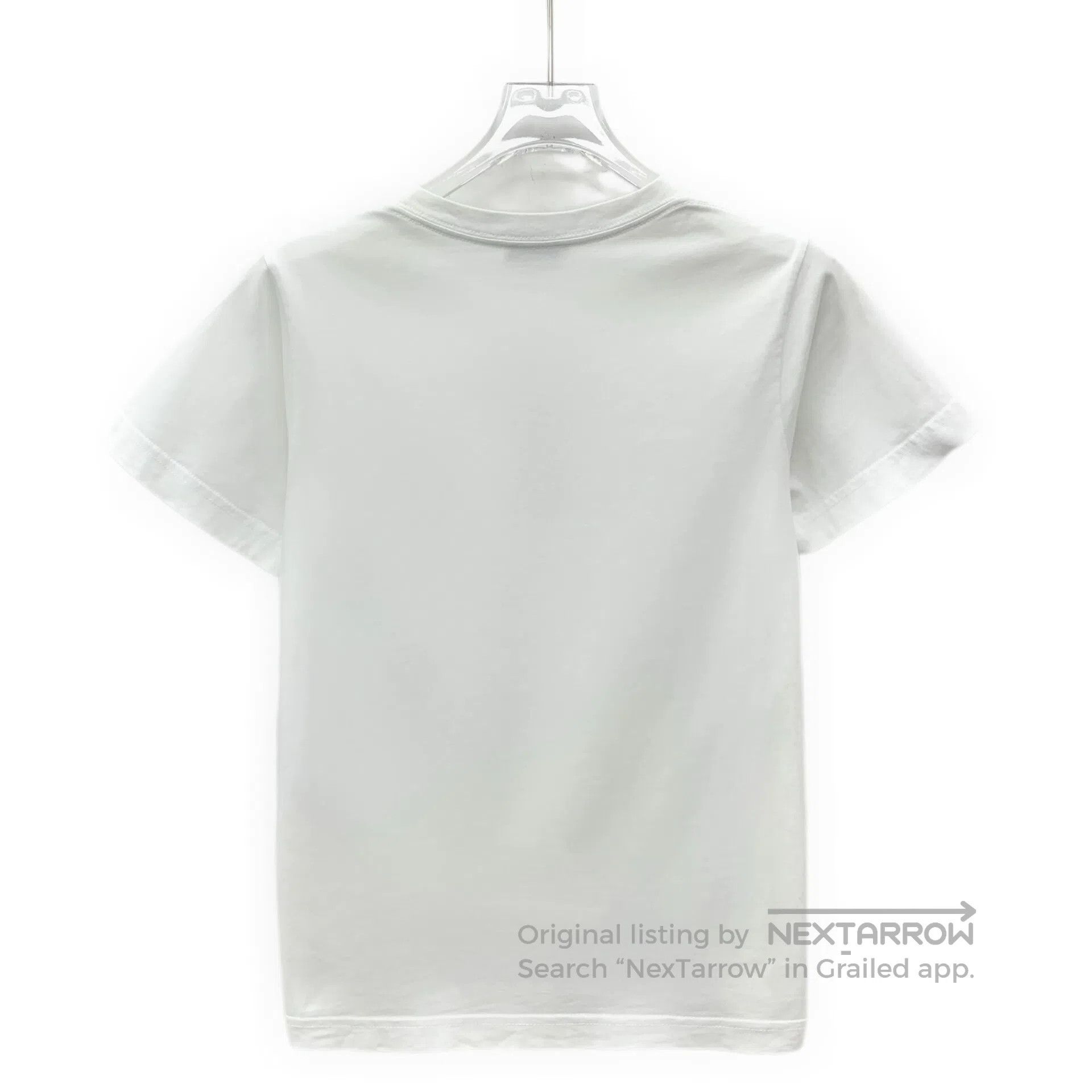 Balenciaga Balenciaga White logo lettering print cotton round-neck sh Size US M / EU 48-50 / 2 - 2 Thumbnail