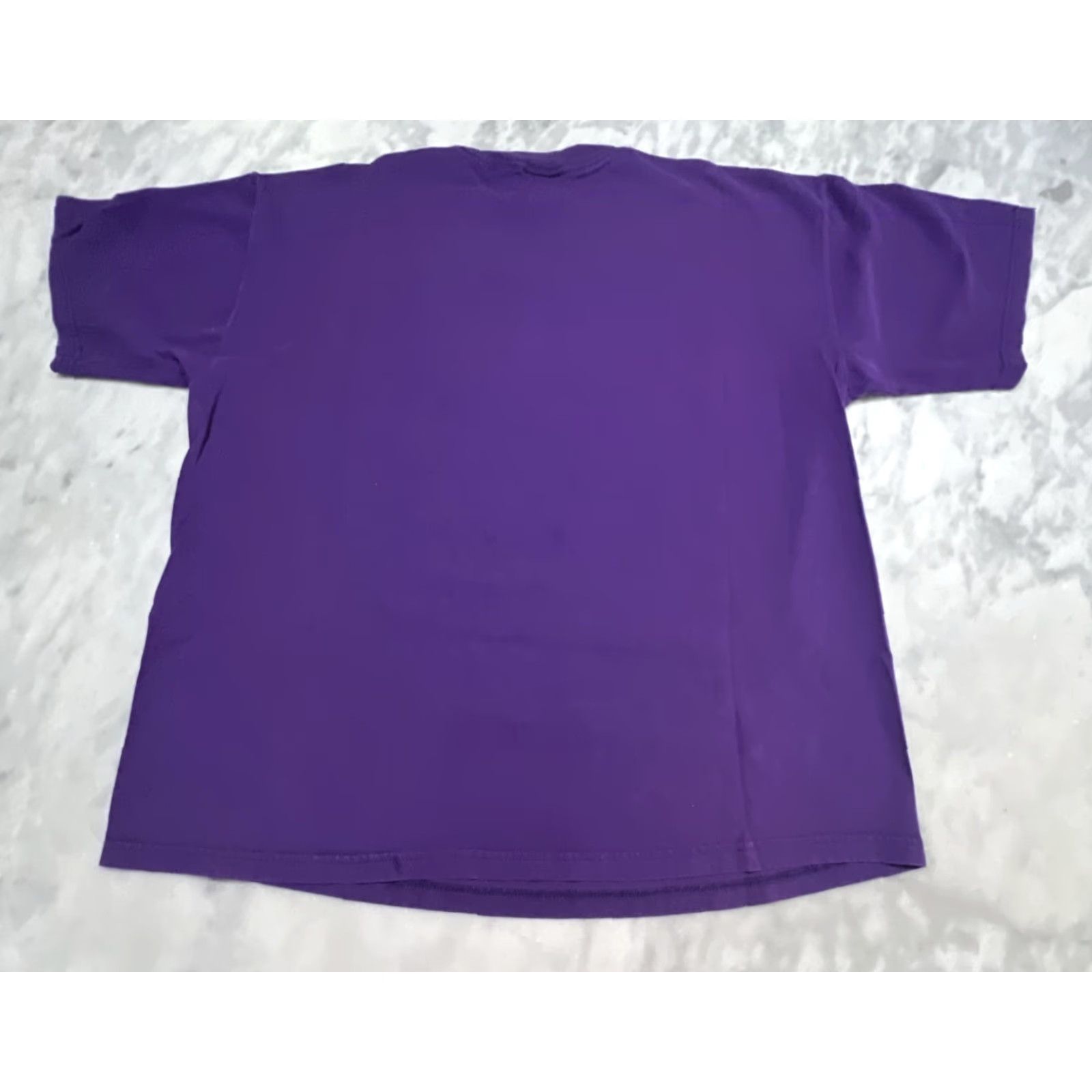 Jerzees VINTAGE Iditarod Alaska T-shirt Mens Large Purple Husky Dog Race Graphic Tee Size US L / EU 52-54 / 3 - 4 Thumbnail