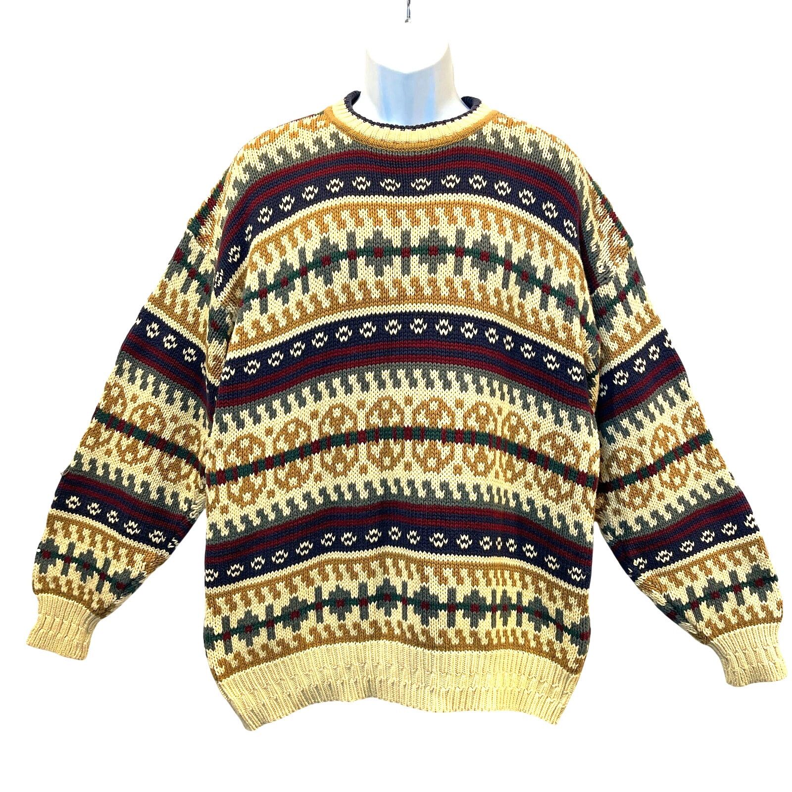 Gant GANT Hand Framed Cotton Fair Isle Sweater Size XL Size US XL / EU 56 / 4 - 1 Thumbnail