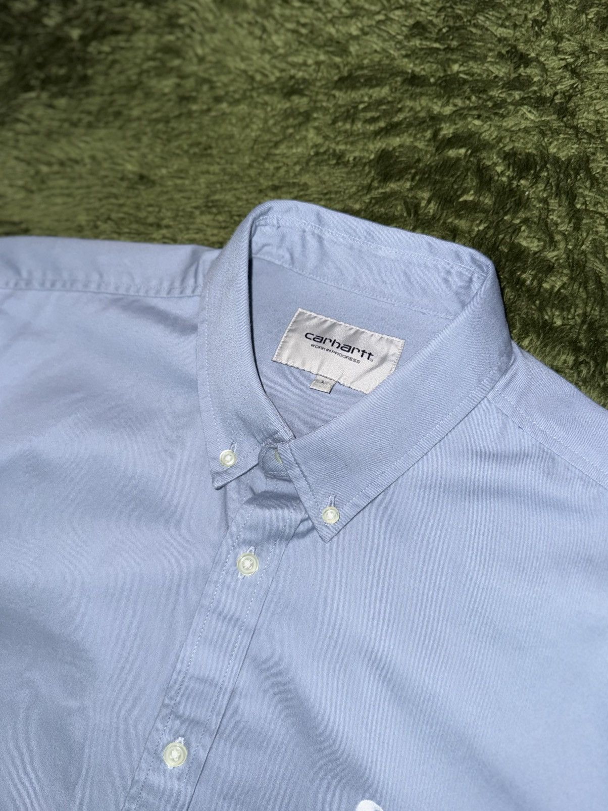 Carhartt Wip [L] Carhartt WIP Madison Classic Shirt Sky Blue Size US L / EU 52-54 / 3 - 3 Thumbnail