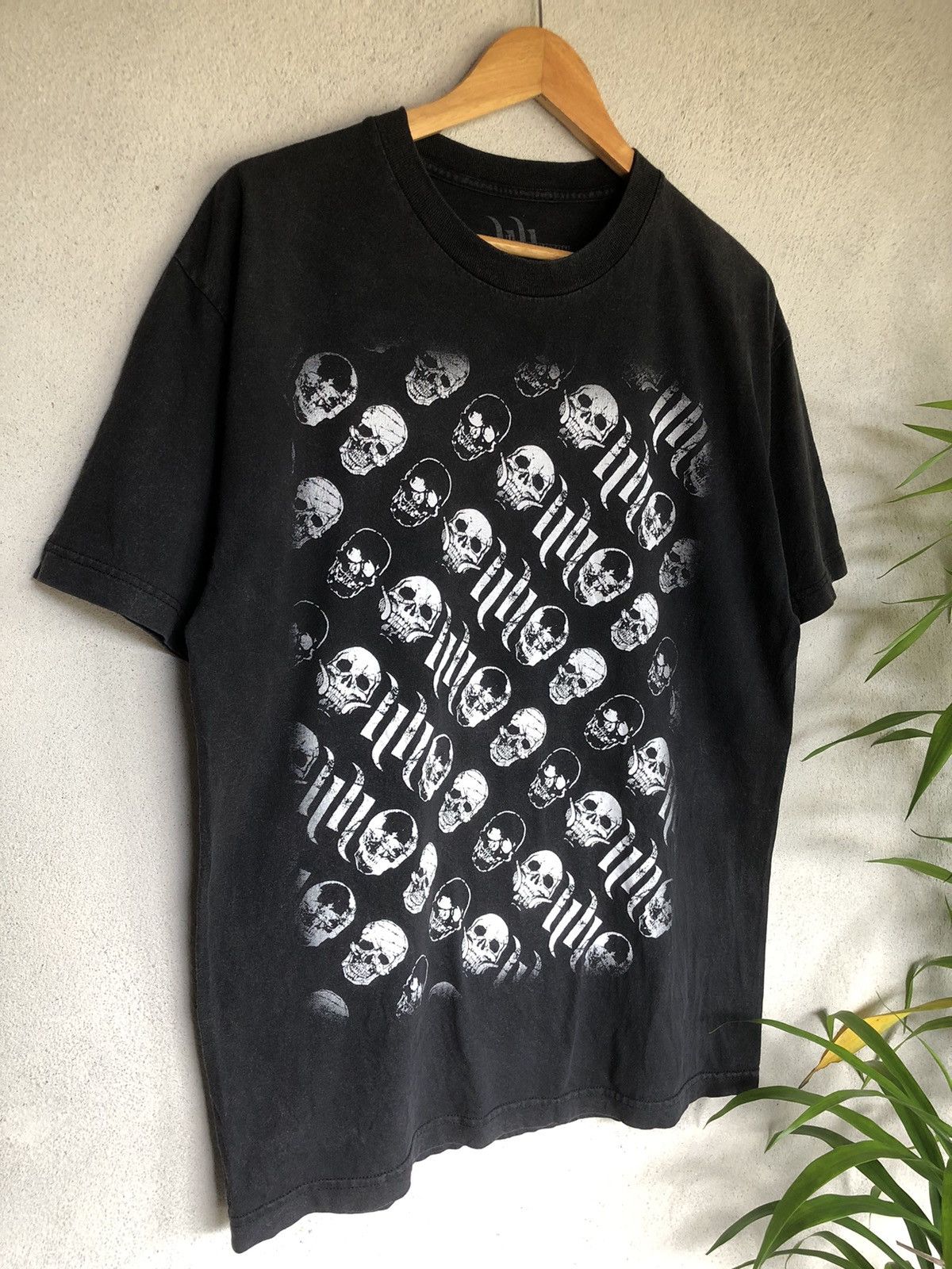Affliction × Vintage Vintage Y2K Hart & Huntington Skulls Design Tee Size US L / EU 52-54 / 3 - 4 Thumbnail