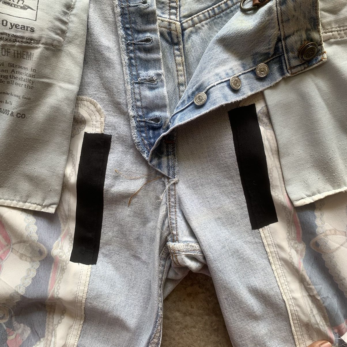 Obelisk Obelisk × Levi’s Rework Denim Shorts Size US 30 / EU 46 - 12 Thumbnail