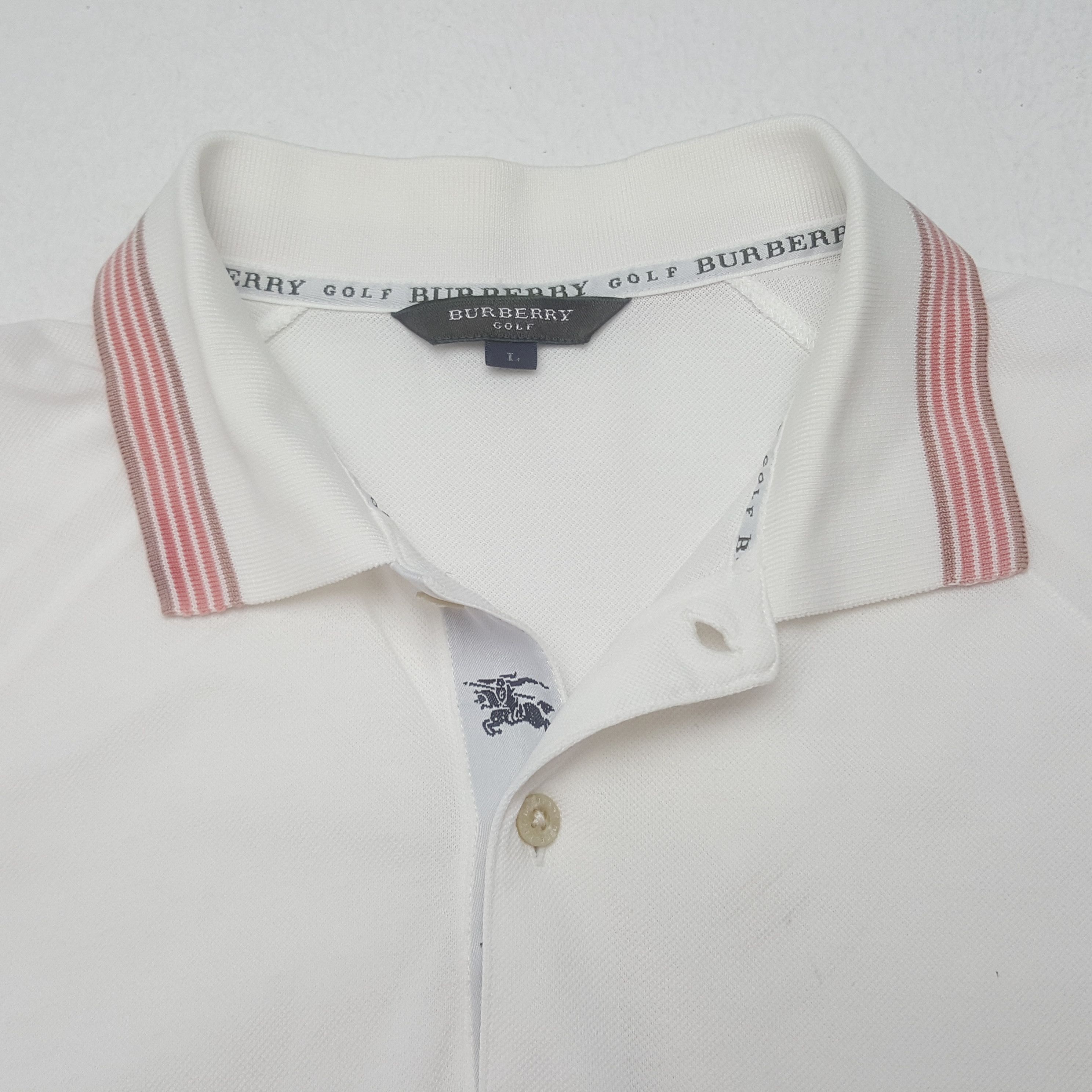 Burberry × Vintage Vintage Burberry London Custom Art Logo Polos Shirt Size US M / EU 48-50 / 2 - 4 Thumbnail