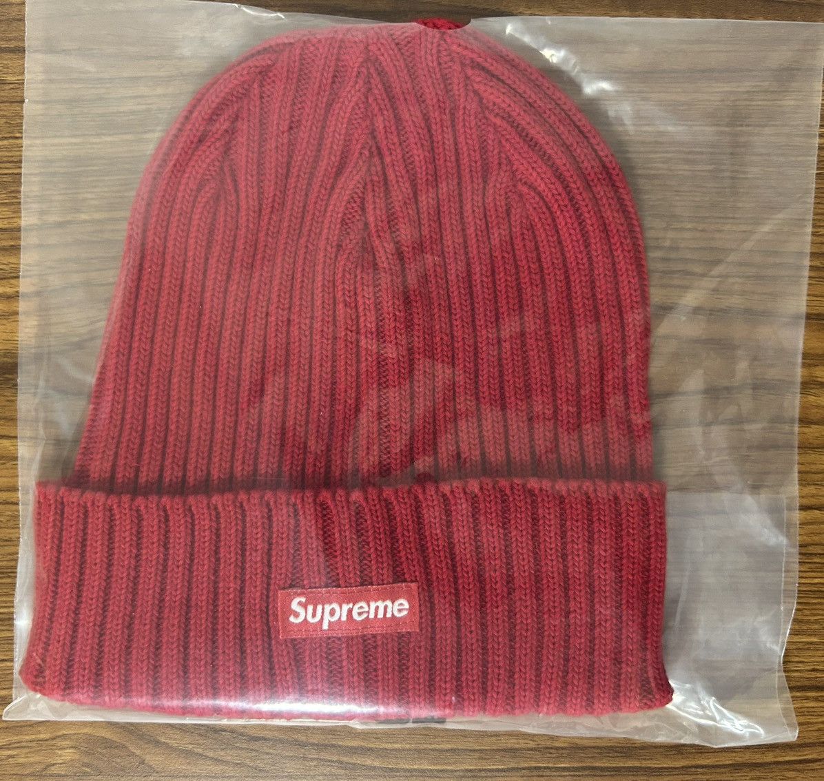 Supreme Supreme Overdyed Red Beanie Size ONE SIZE - 2 Thumbnail