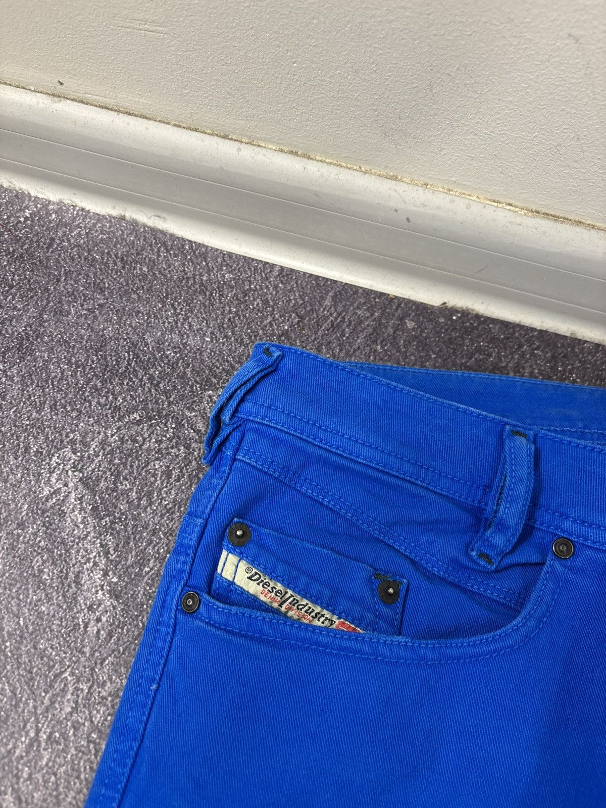 Diesel Diesel Iakop Regular Slim Tapered NWT Men’s Blue Denim Jeans Size US 30 / EU 46 - 6 Thumbnail