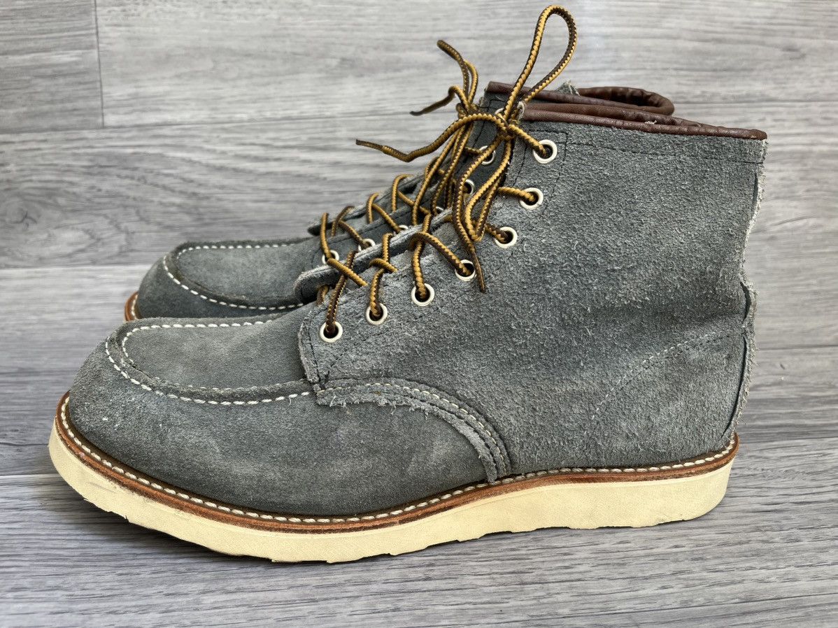 Red Wing Rare Red wing x moc-toe slate blue suede boots size 9 D Size US 9 / EU 42 - 5 Thumbnail