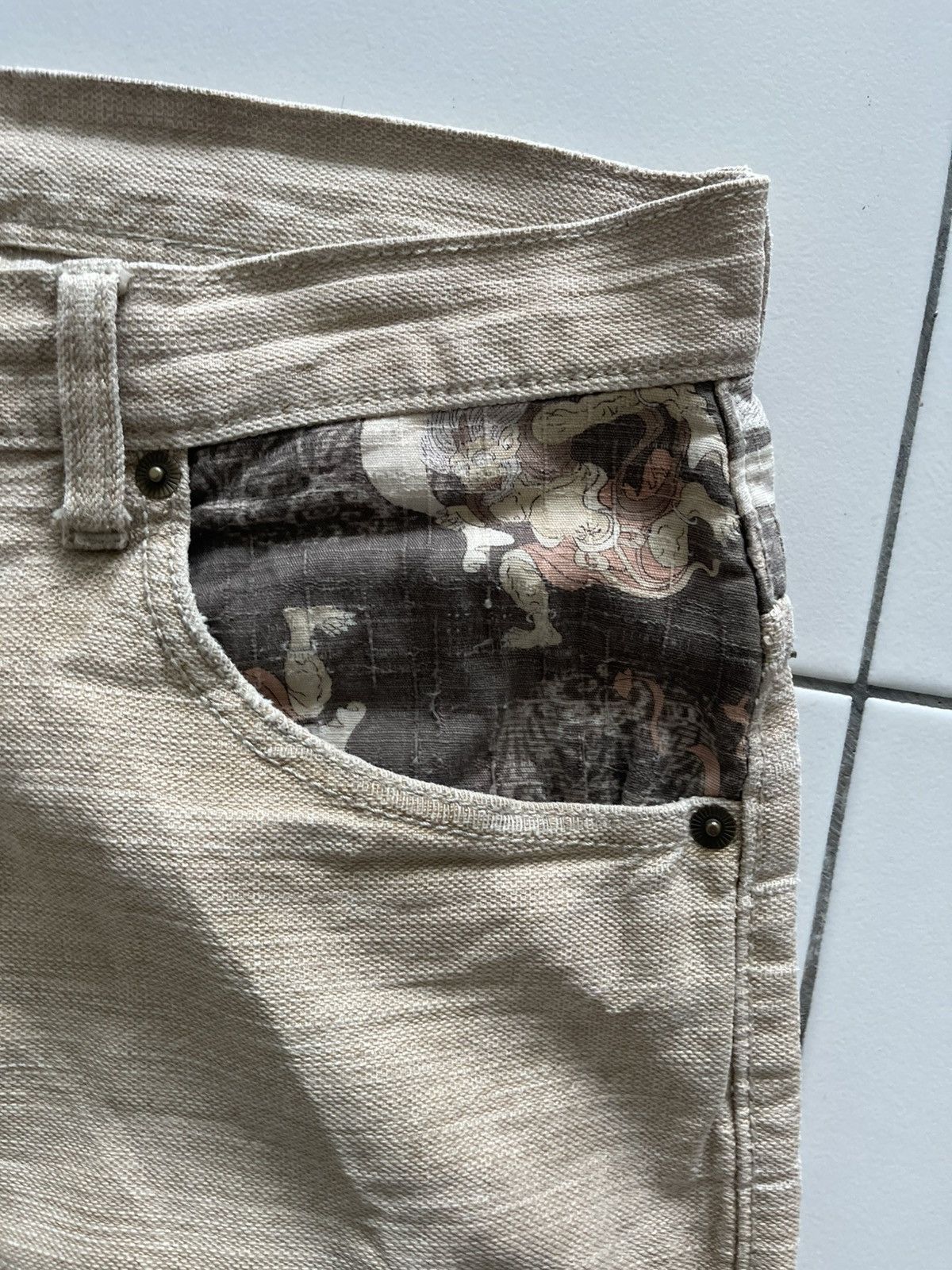Japanese Brand Japanese Brand Fujin Raijin Colour Jeans Size US 34 / EU 50 - 6 Thumbnail