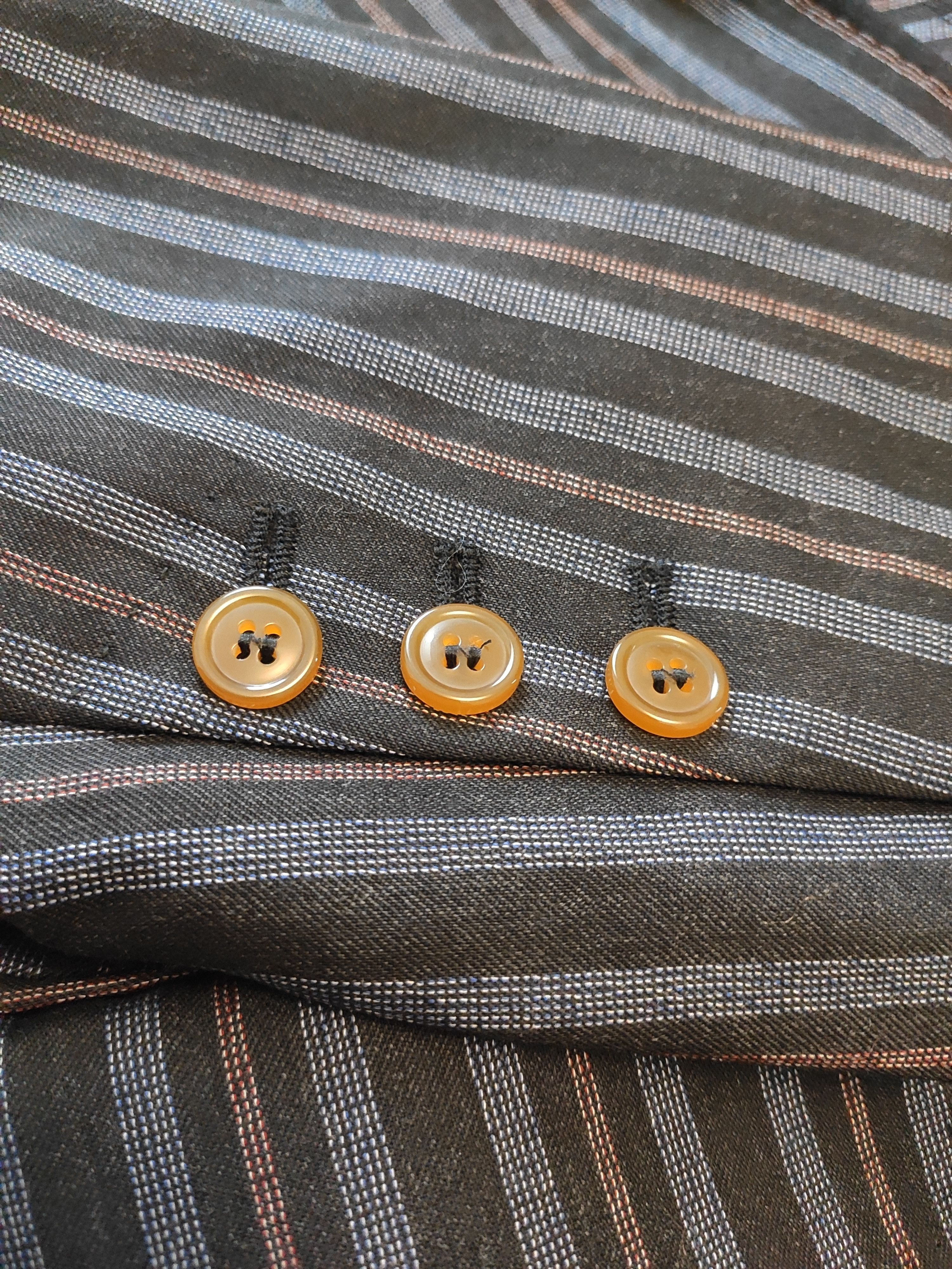 Vivienne Westwood Striped suit.Like Dries van Noten or Jean Paul Gaultier Size 40R - 9 Thumbnail