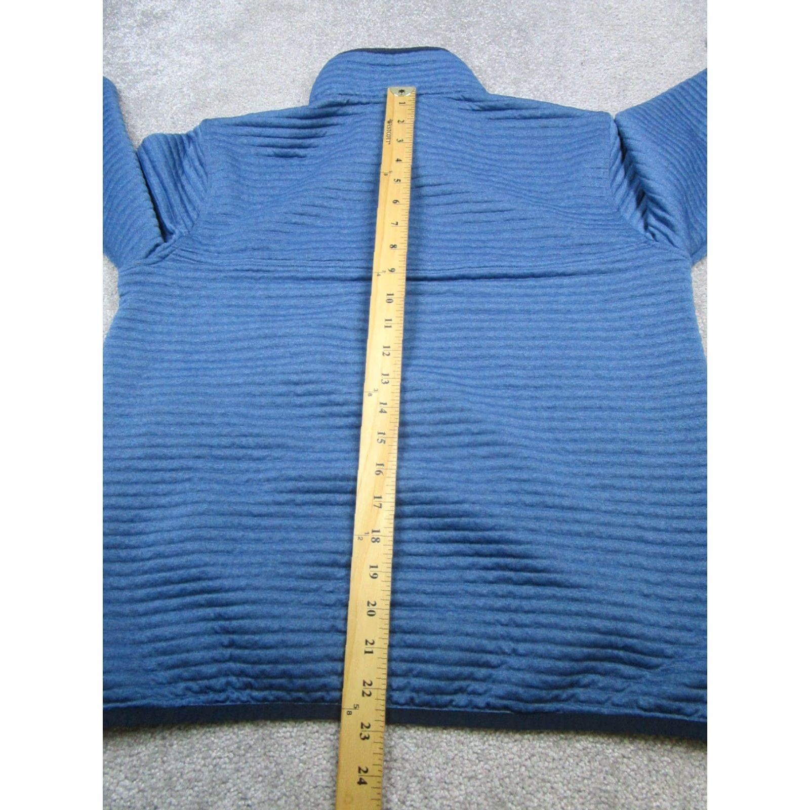 Vintage L.L.Bean Sweater Medium Blue Hiking Fleece Pullover Outdoor Casual Logo Regular Fit Mens Size US M / EU 48-50 / 2 - 7 Thumbnail