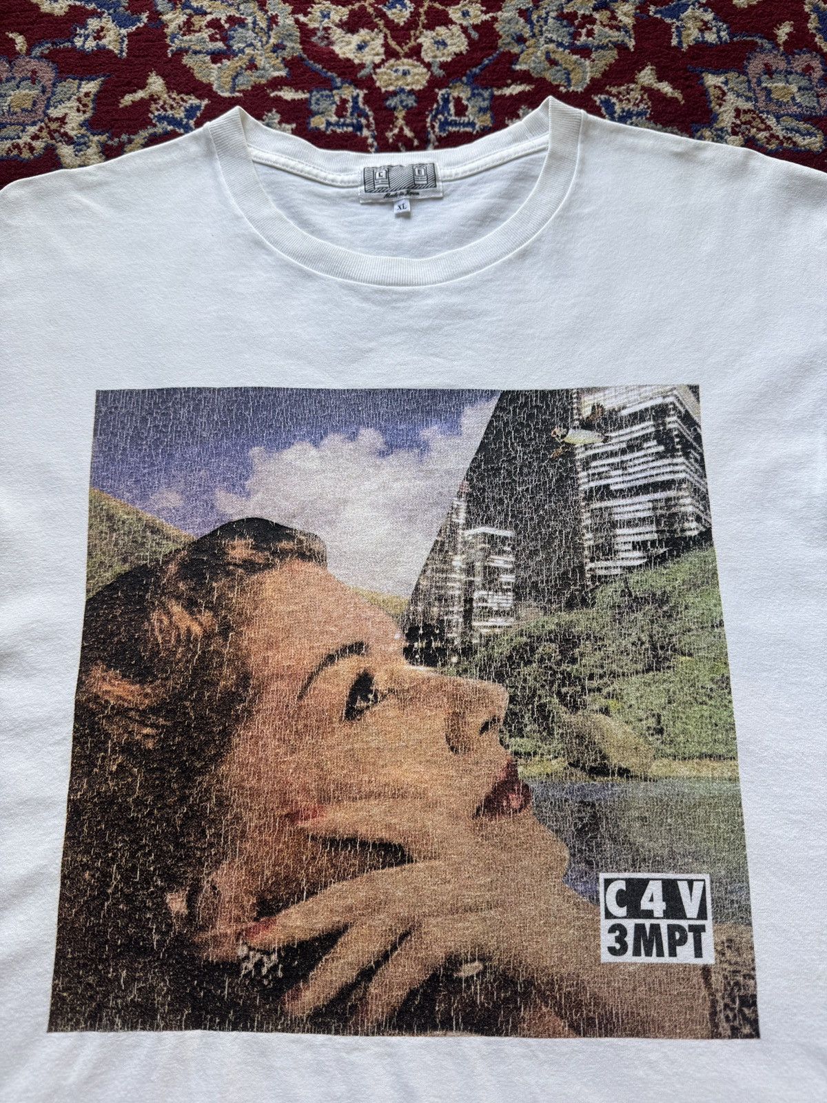 Cav Empt C E Cav Empt Women Portrait tee Japanese streetwear Brand Size US XL / EU 56 / 4 - 1 Thumbnail
