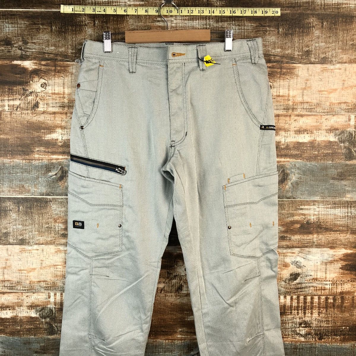 Japanese Brand G.Giround Cargo utility tactical Multipocket Pants #A2524 Size US 34 / EU 50 - 4 Thumbnail