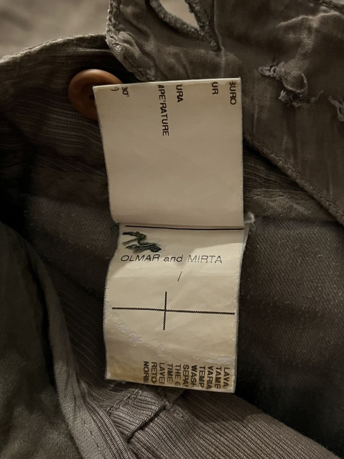 Rick Owens × Rick Owens Drkshdw SS09 Strutter Grosgrain Brown Double Layered Aircut Pants Size US 34 / EU 50 - 13 Thumbnail