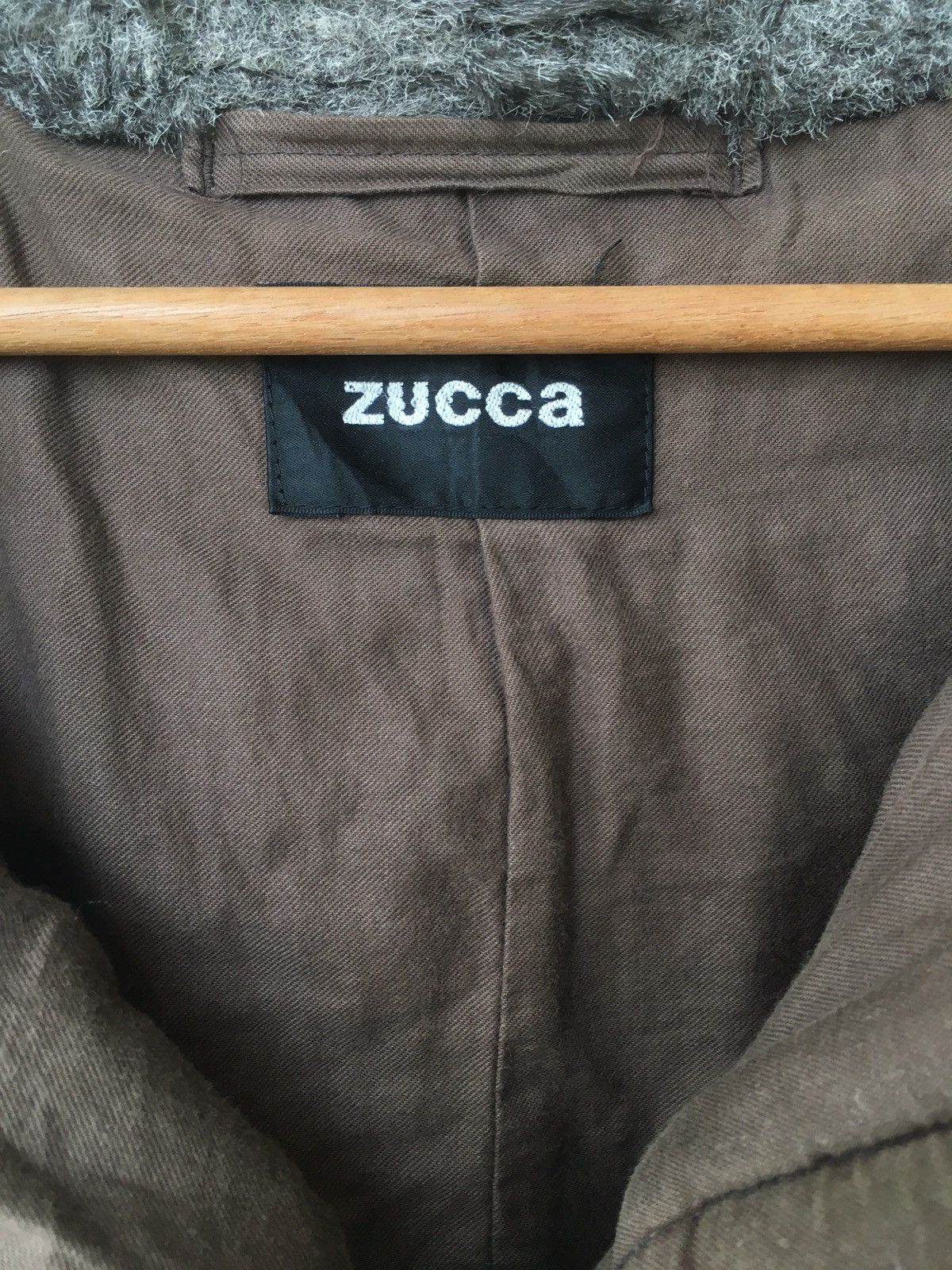 CABANE de ZUCCa × Issey Miyake × Zucca Issey Miyake Zucca Fur 3 Way Neck Long Coat Size S / US 4 / IT 40 - 4 Thumbnail